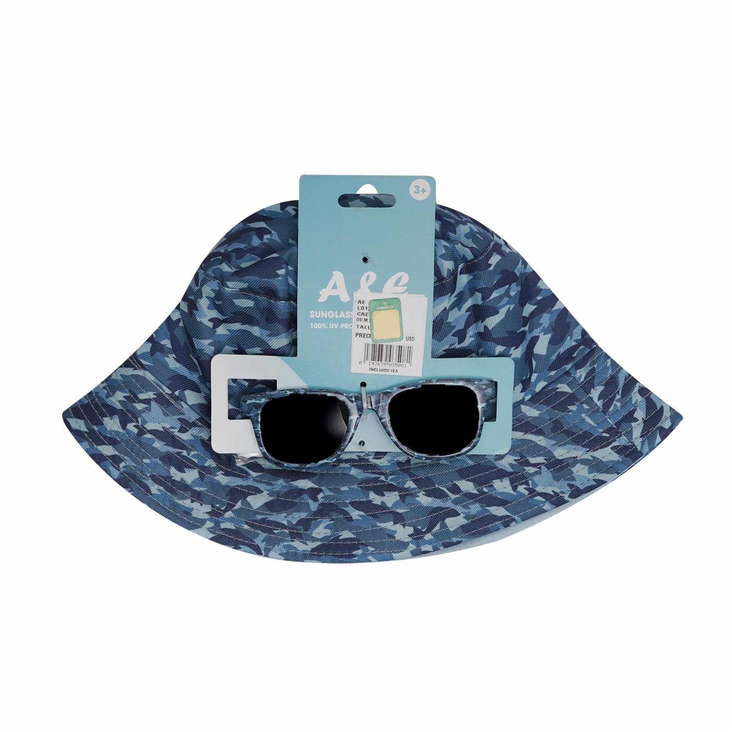 Set De Gorra Con Gafas Tiburón A&E Talla Única