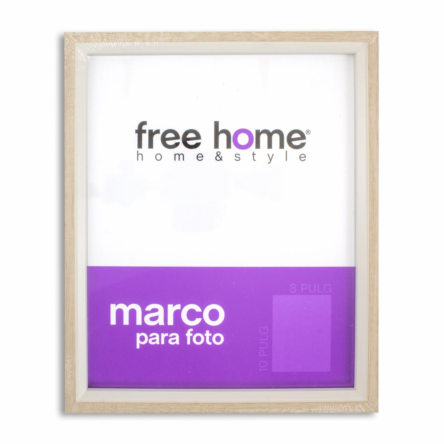 Porta Retrato Bicolor Natural Sage FREE HOME Unidad