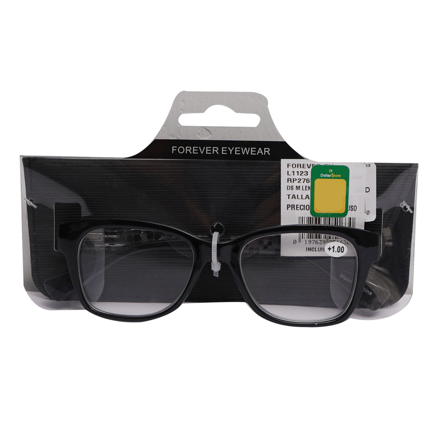 Lentes De Lectura Con Estuche Negro FOREVER EYEWEAR