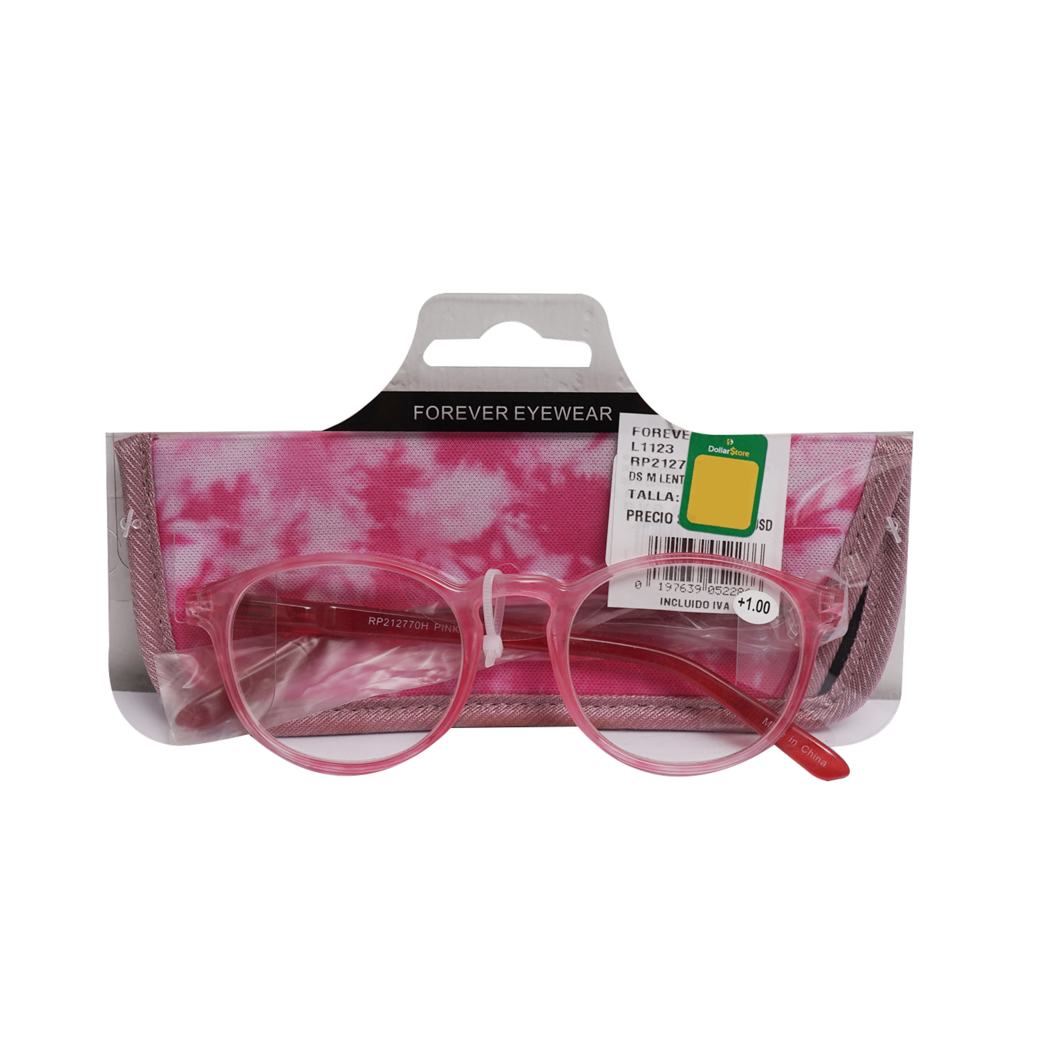Lentes De Lectura Con Estuche Rosado FOREVER EYEWEAR
