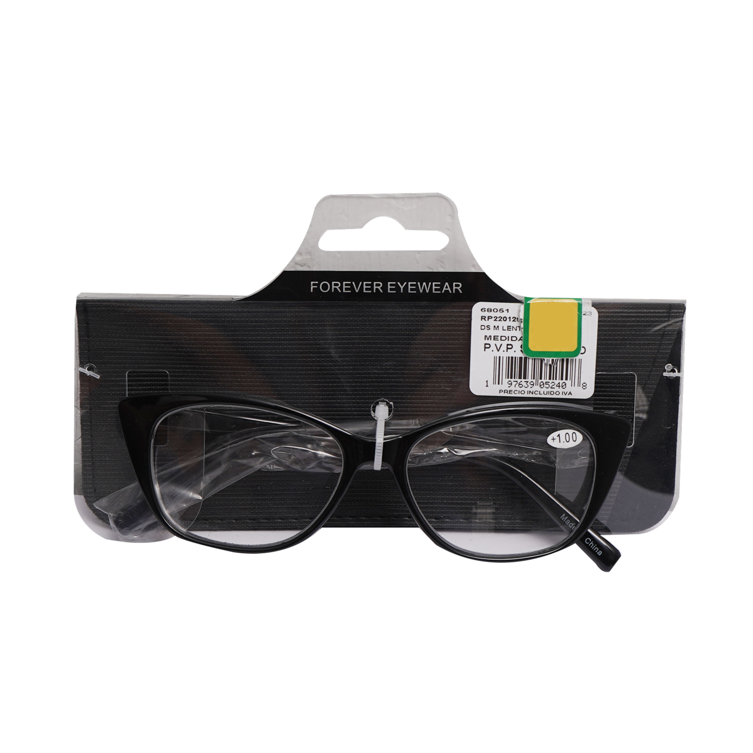 Lentes De Lectura Negro FOREVER EYEWEAR