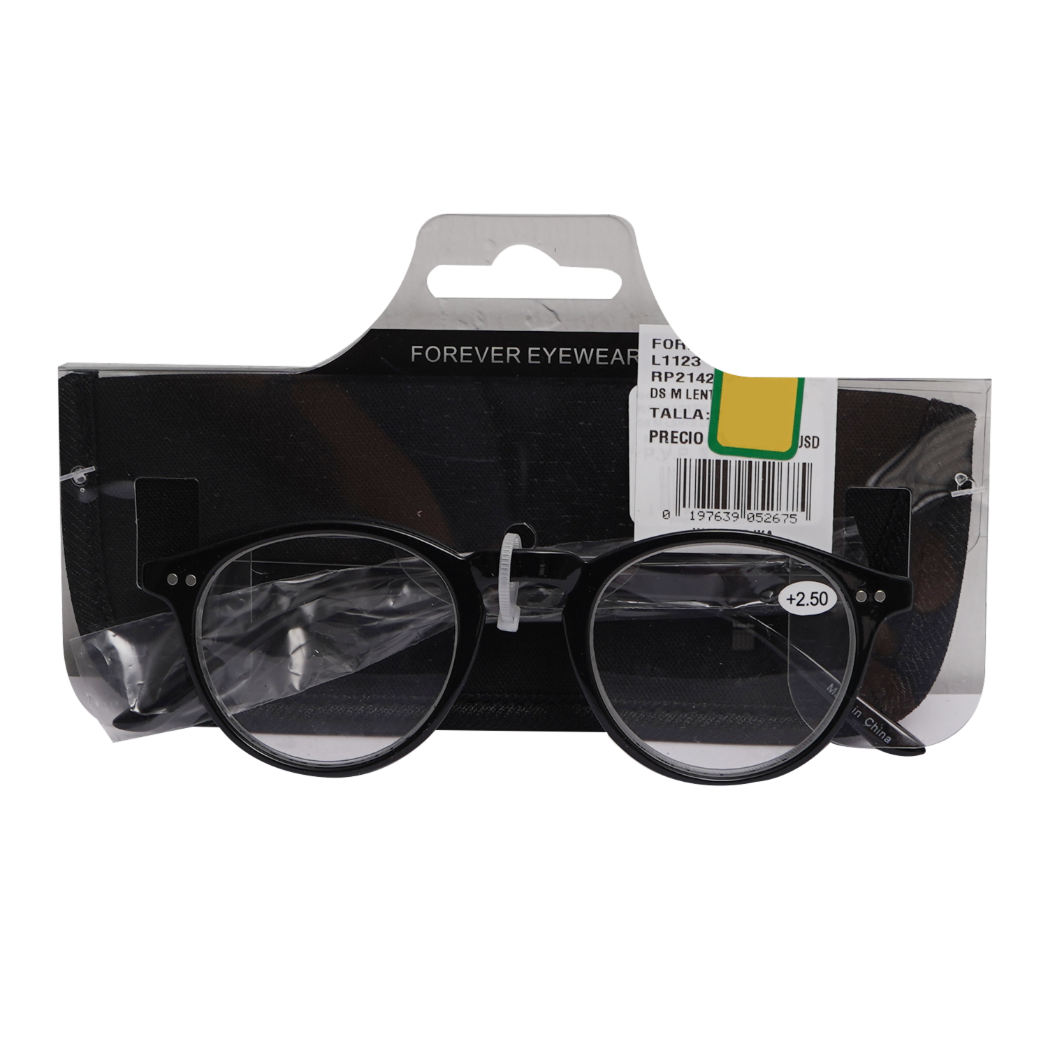 Lentes De Lectura Con Estuche Negro FOREVER EYEWEAR