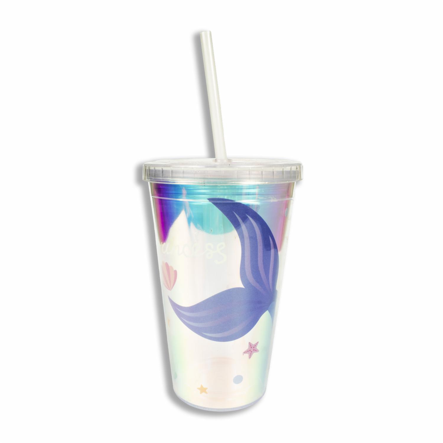 Vaso Plástico Con Sorbete 450 Ml WAHFAY 4003060775