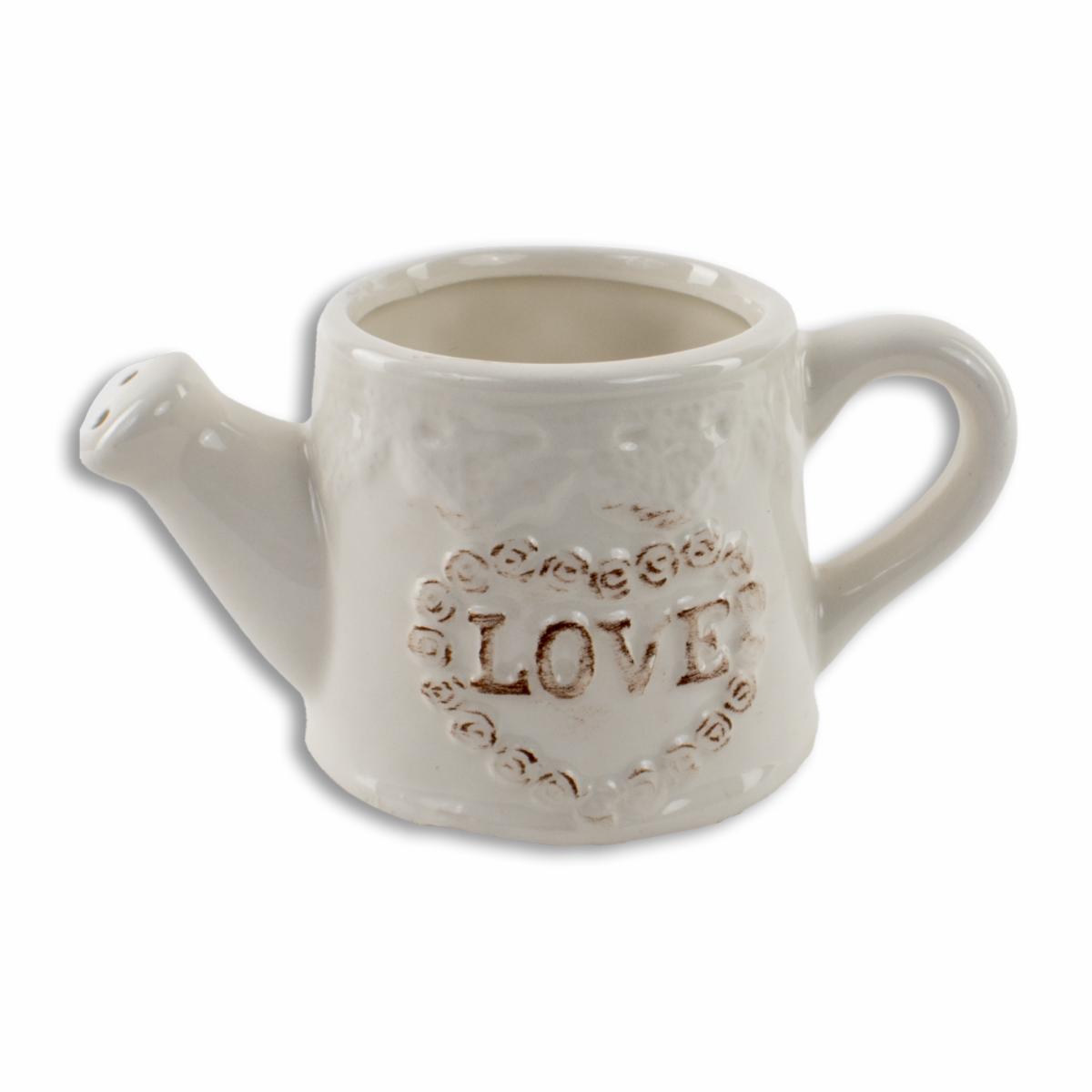 Maceta Diseño Jarra Con Leyenda Love LONSEN Unidad
