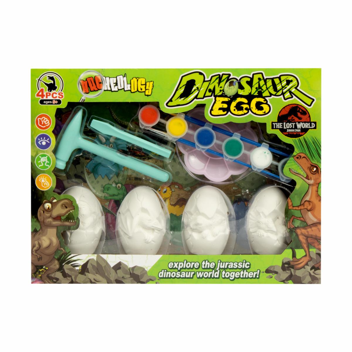 Juego De Pintura Huevos De Dinosaurio KOOME 4 Piezas