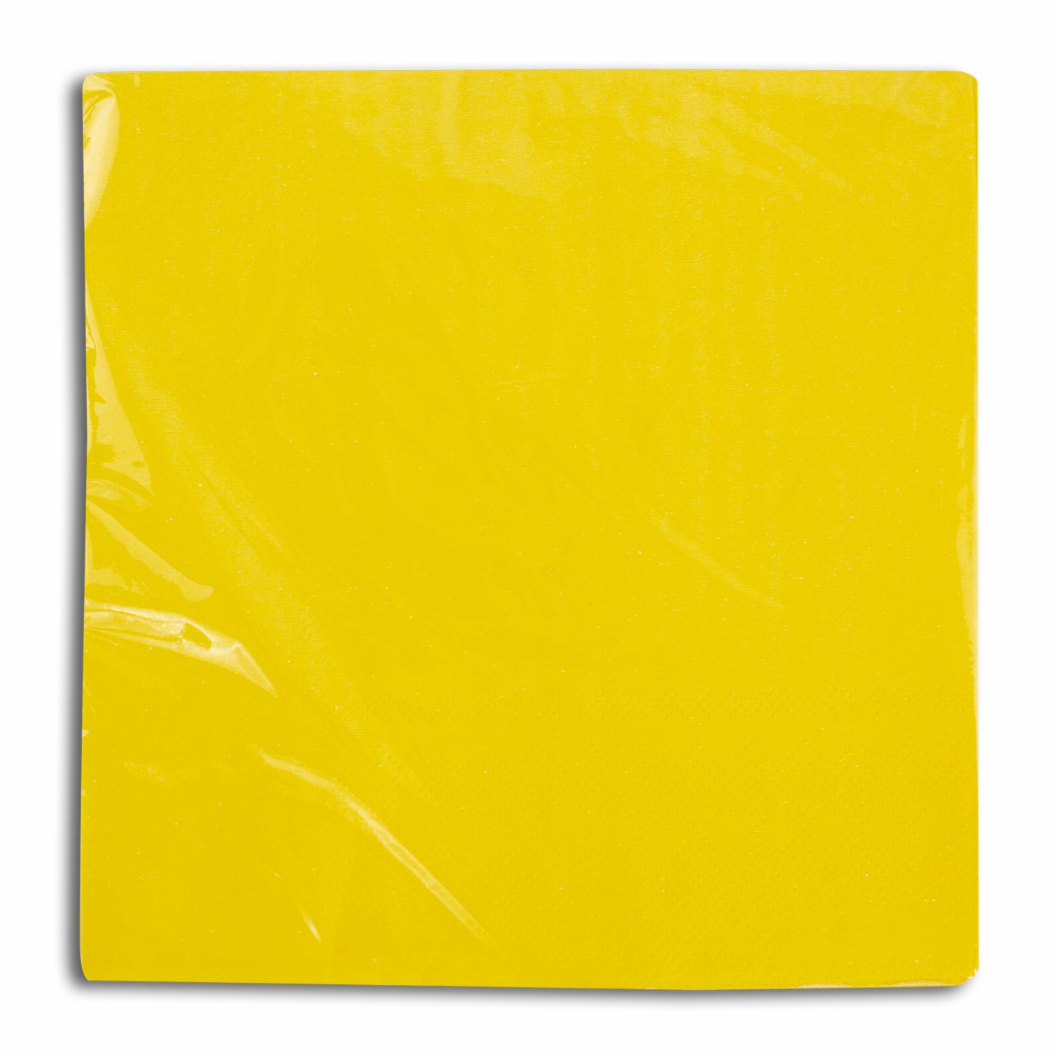 Servilleta Amarillo PARTY 16,5 X 16,5 Cm