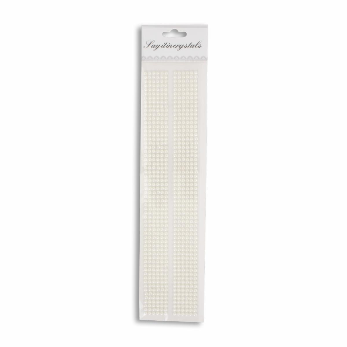 Adhesivo De Perlas Blancas Para Decorar LAYITINCRYSTALS Unidad