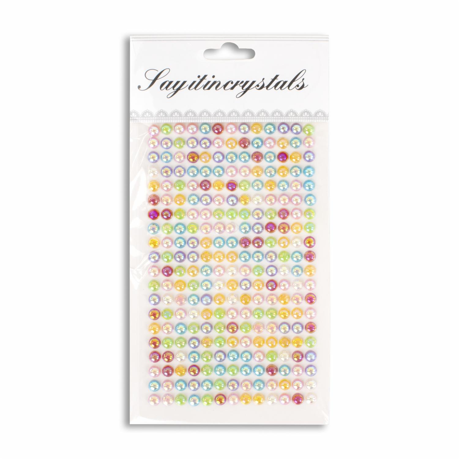 Círculos Adhesivos Multicolores LAYITINCRYSTALS Unidad