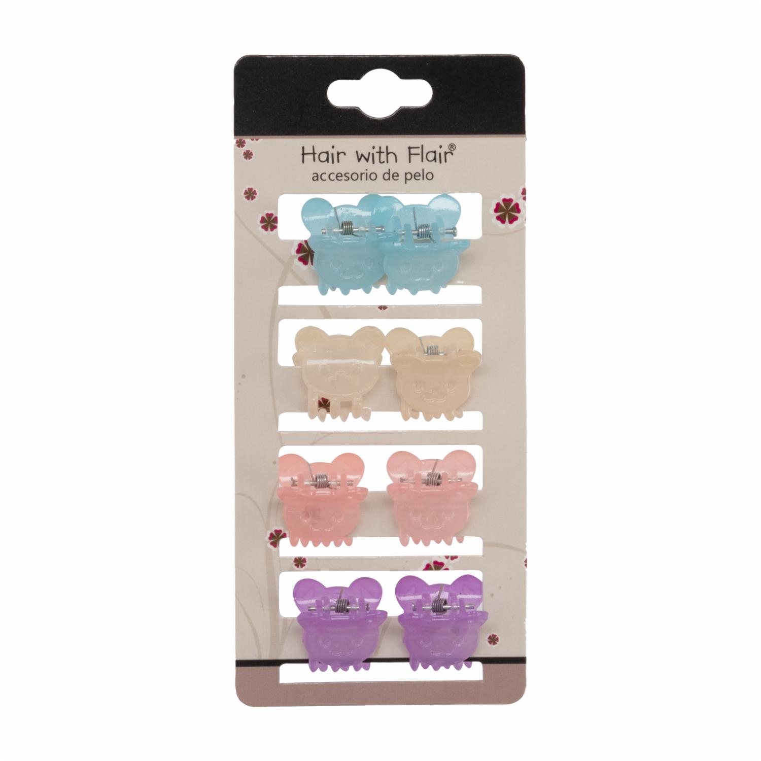 Vinchas De Cabello Tipo Clip HAIR WITH FLAIR 8 Piezas