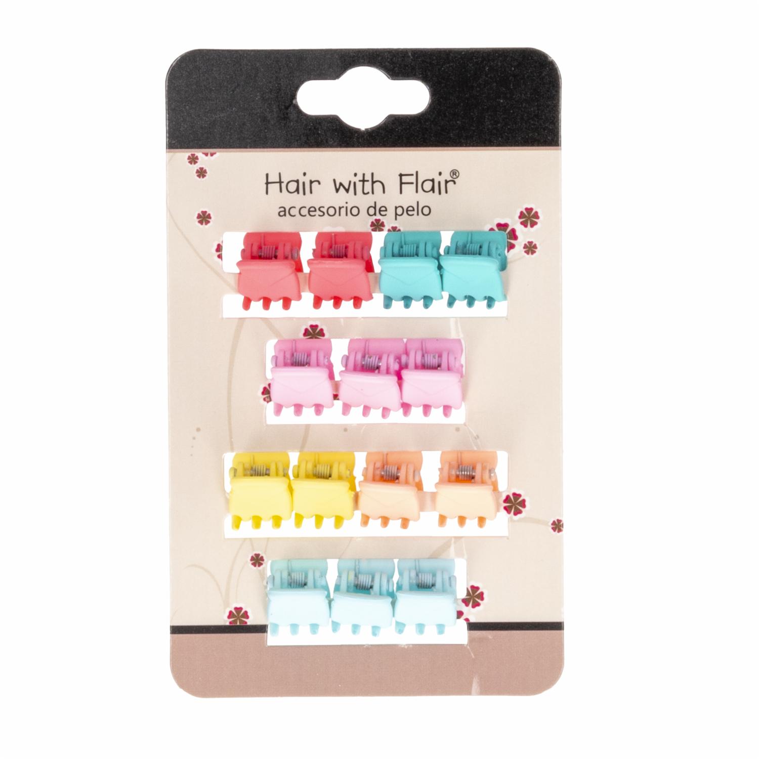 Vinchas De Cabello Tipo Clip De Colores HAIR WITH FLAIR X14 Uds