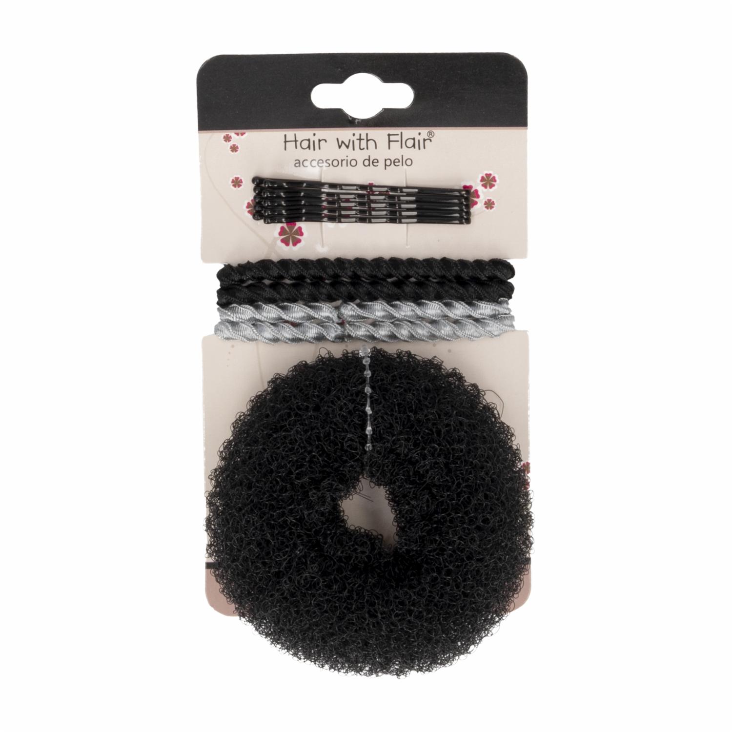 Accesorios Para Cabello Tipo Invisible y Ligas HAIR WITH FLAIR Set