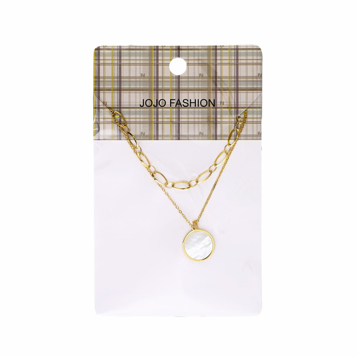 Collar Para Dama Nácar Redondo JOJO FASHION Redondo