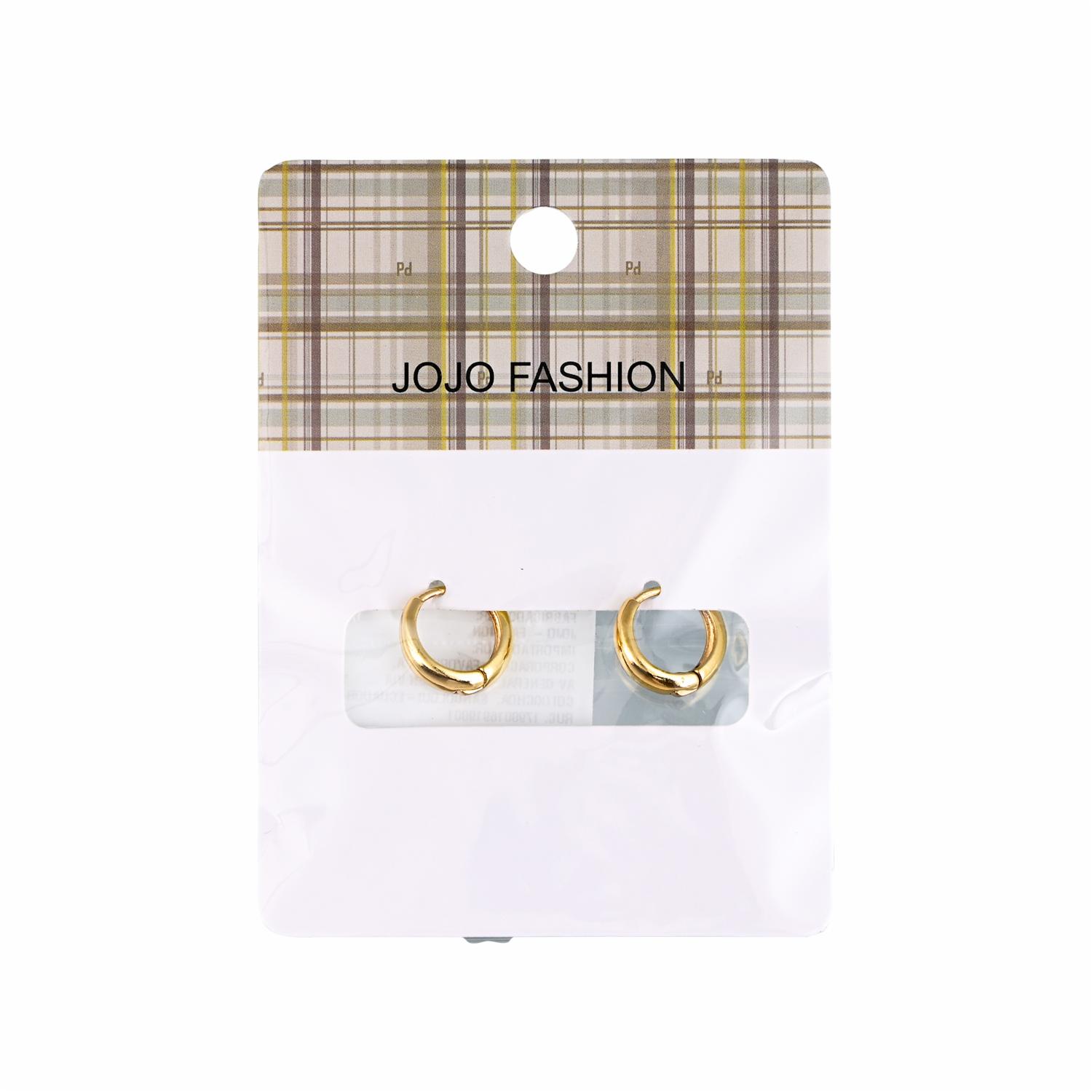 Aretes Para Dama Argolla Dorada JOJO FASHION Delgada