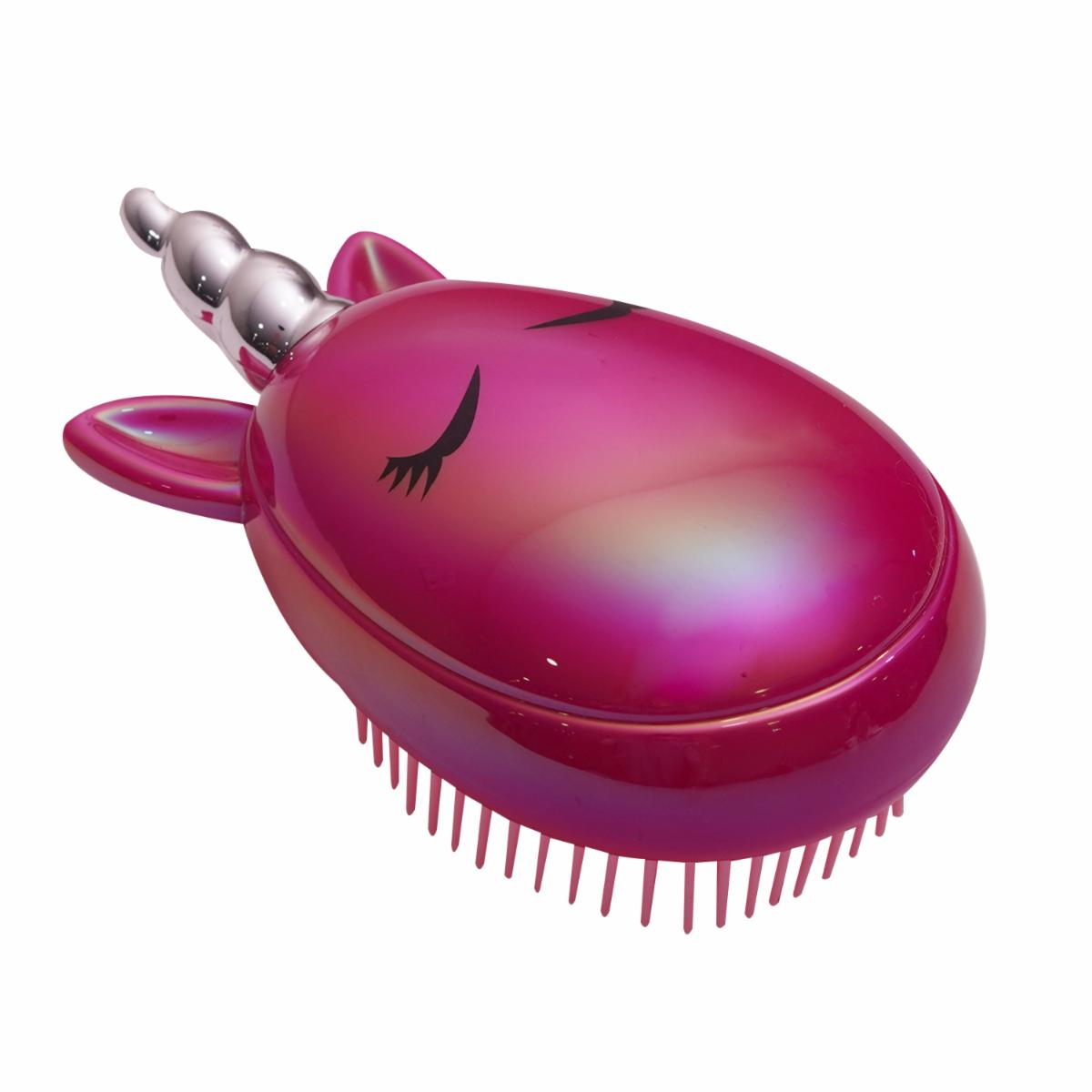 Cepillo De Cabello Diseño Unicornio Para Niña KOOME Fucsia