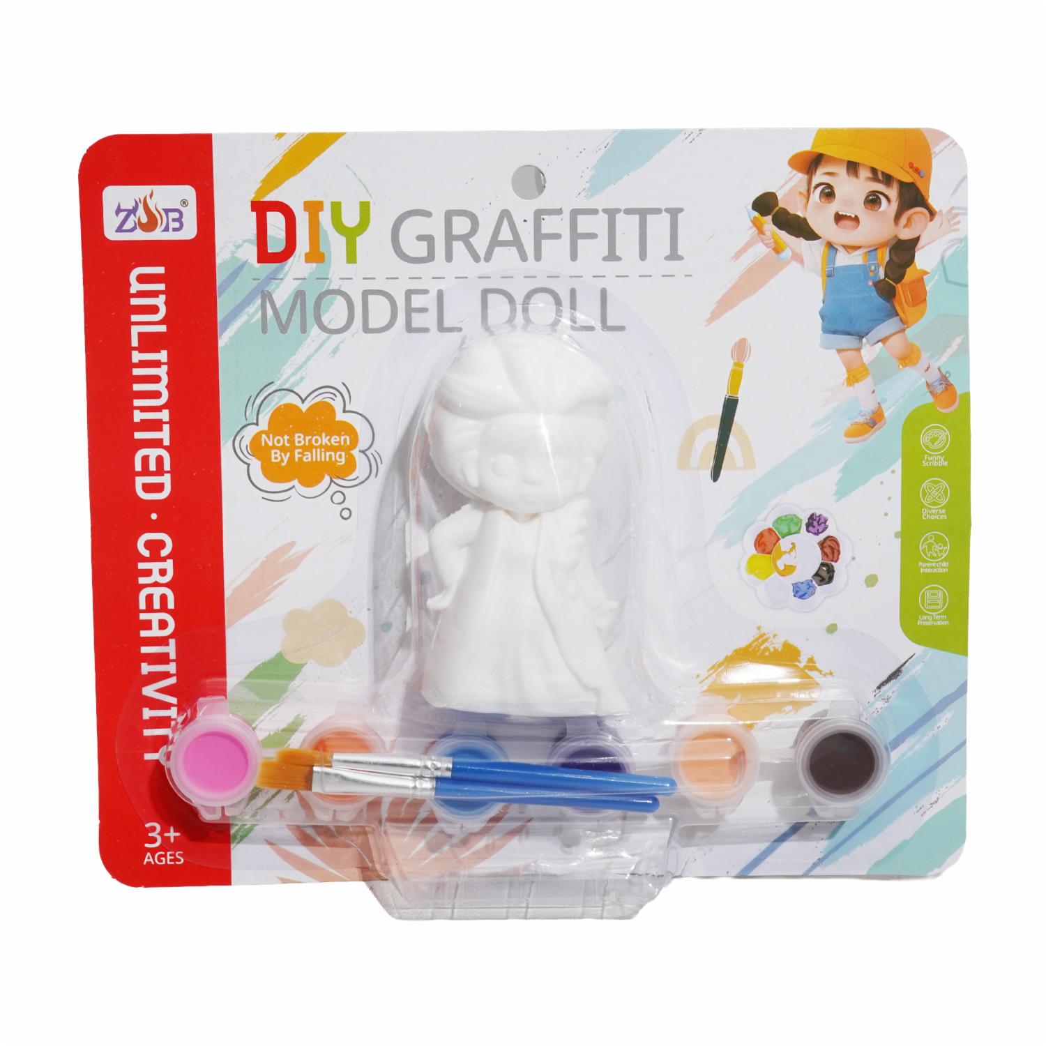 Muñeca Para Pintar Frozen KOOME Incluye Accesorios