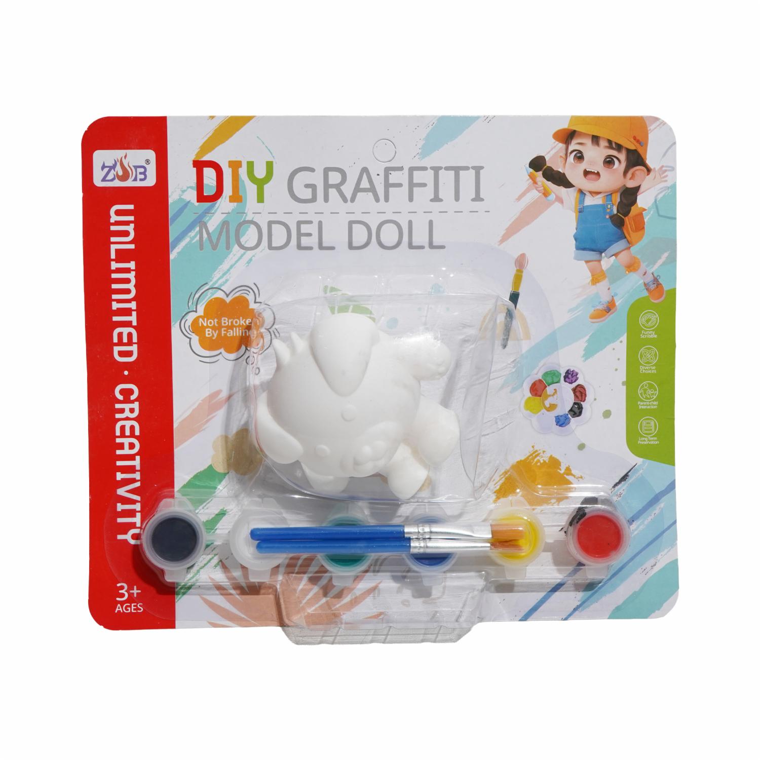Muñeca Para Pintar Osito KOOME Incluye Accesorios