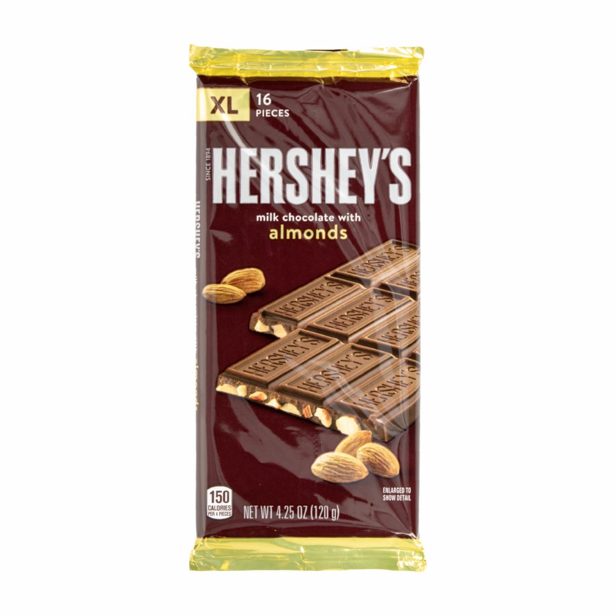 Chocolate Con Leche Y Almendras Tableta HERSHEY’S 120 G