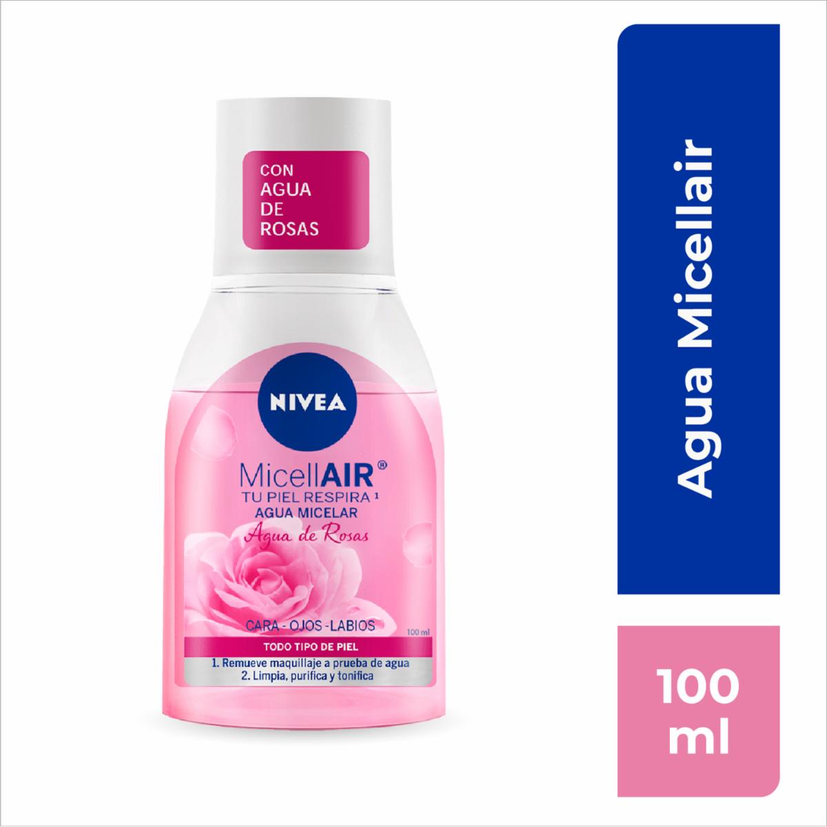 Agua Micelar De Rosas NIVEA 100 Ml