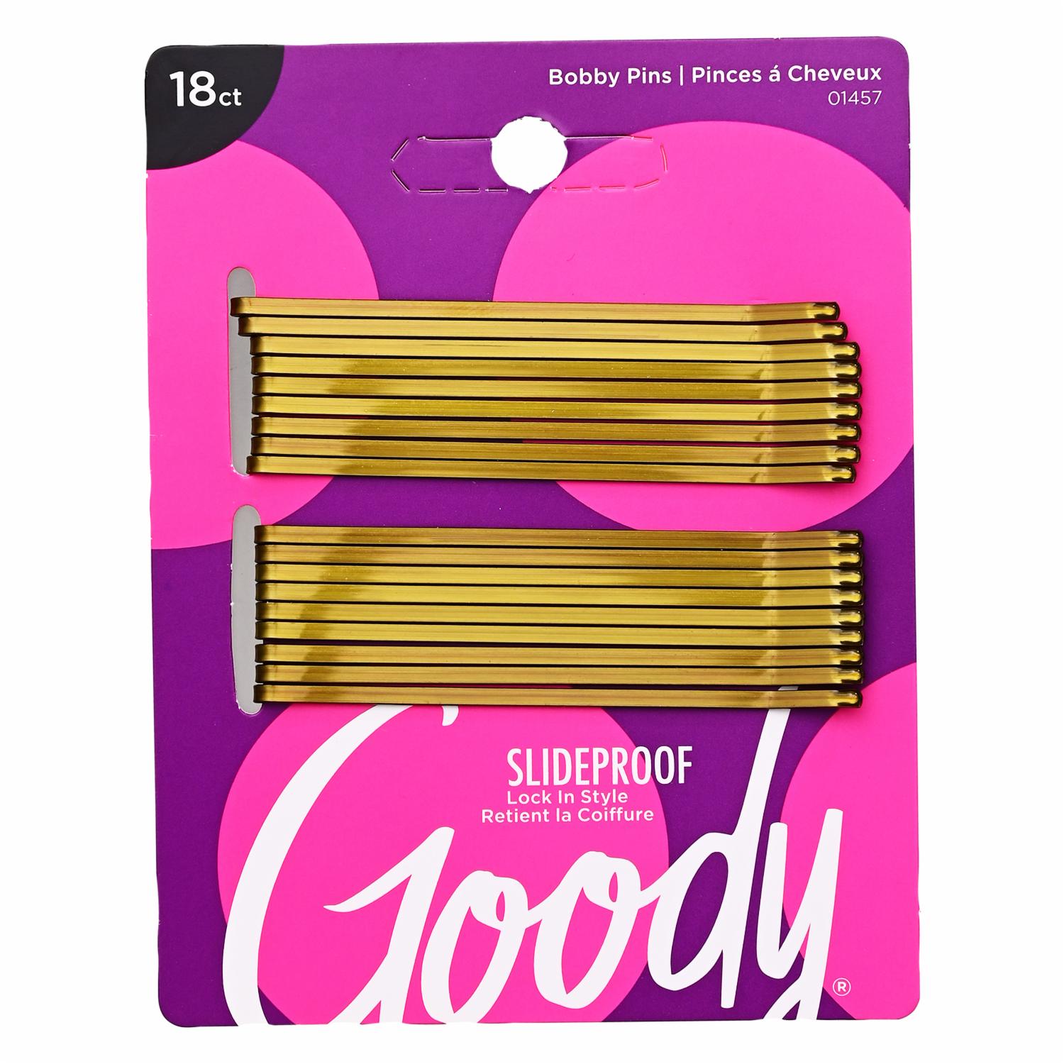 Vinchas De Cabello Tipo Invisible Café X18 GOODY Paquete