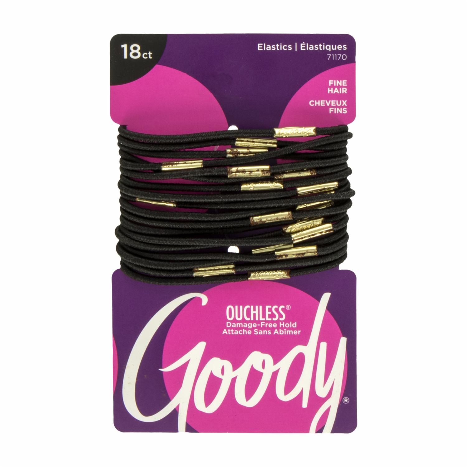 Vinchas De Cabello Tipo Elástico Grandes GOODY X 18 Uds