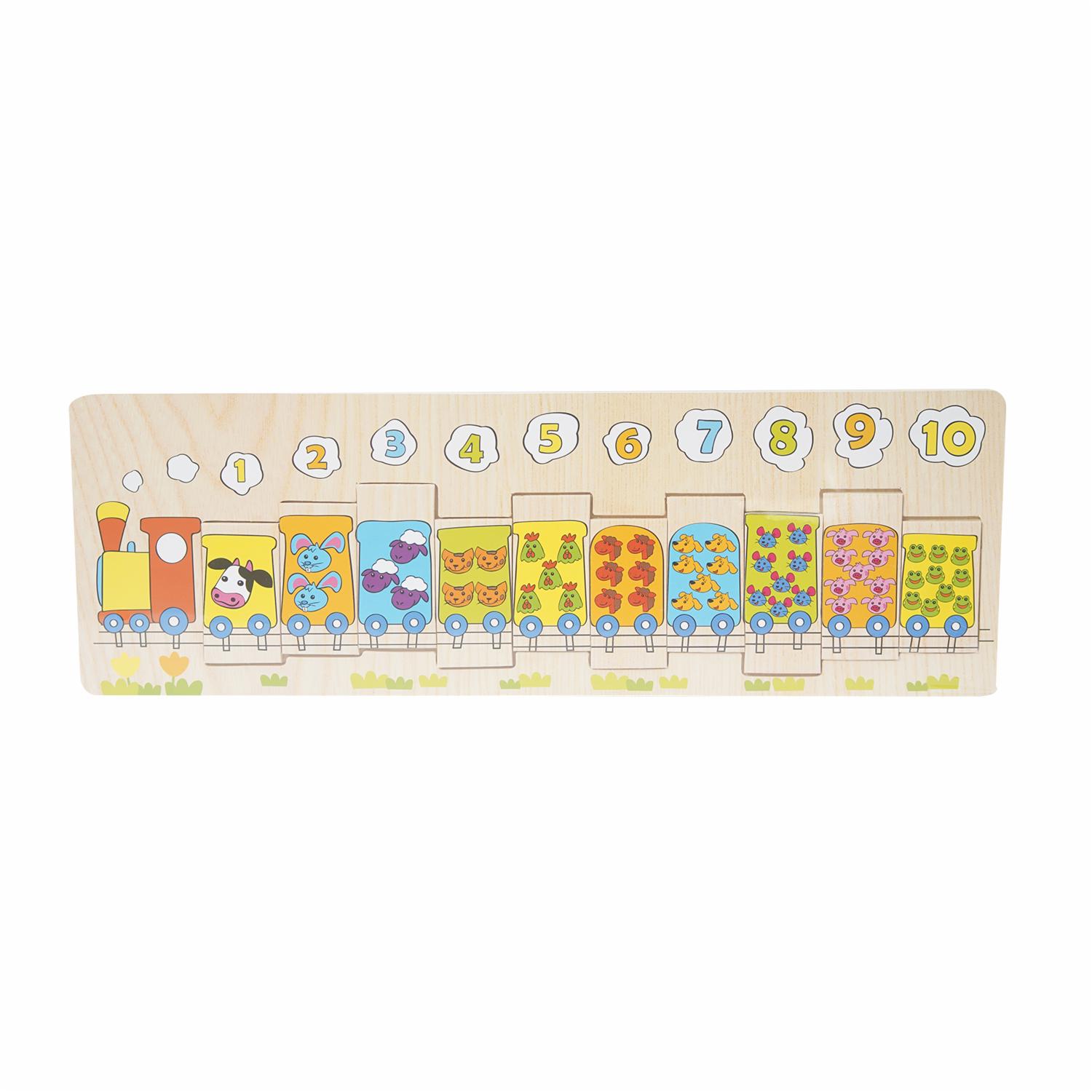 Rompecabezas Tren Números TOP BRIGHT Para Niños