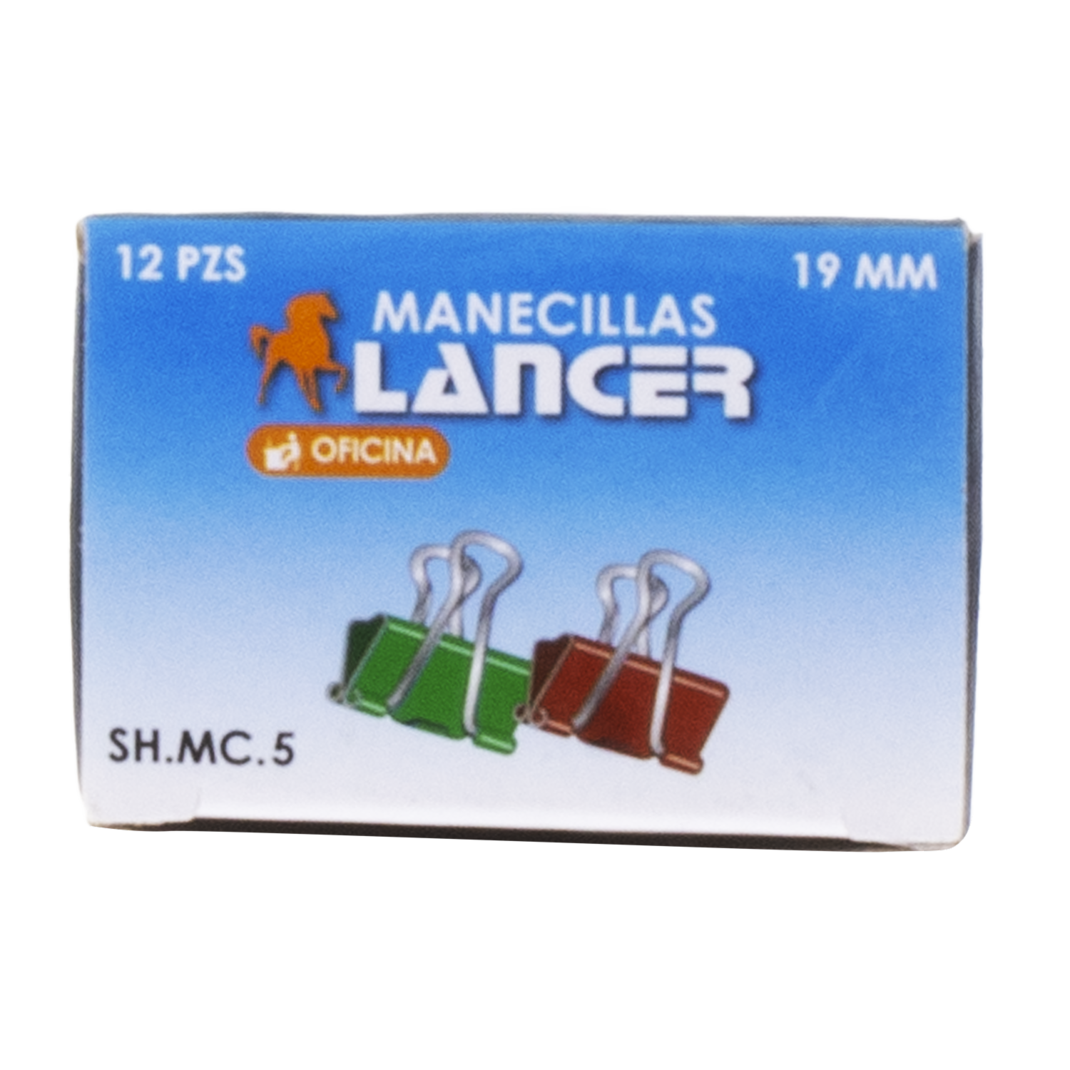 Manecilla Para Hojas De Metal 19 Mm LANCER X 12 Uds