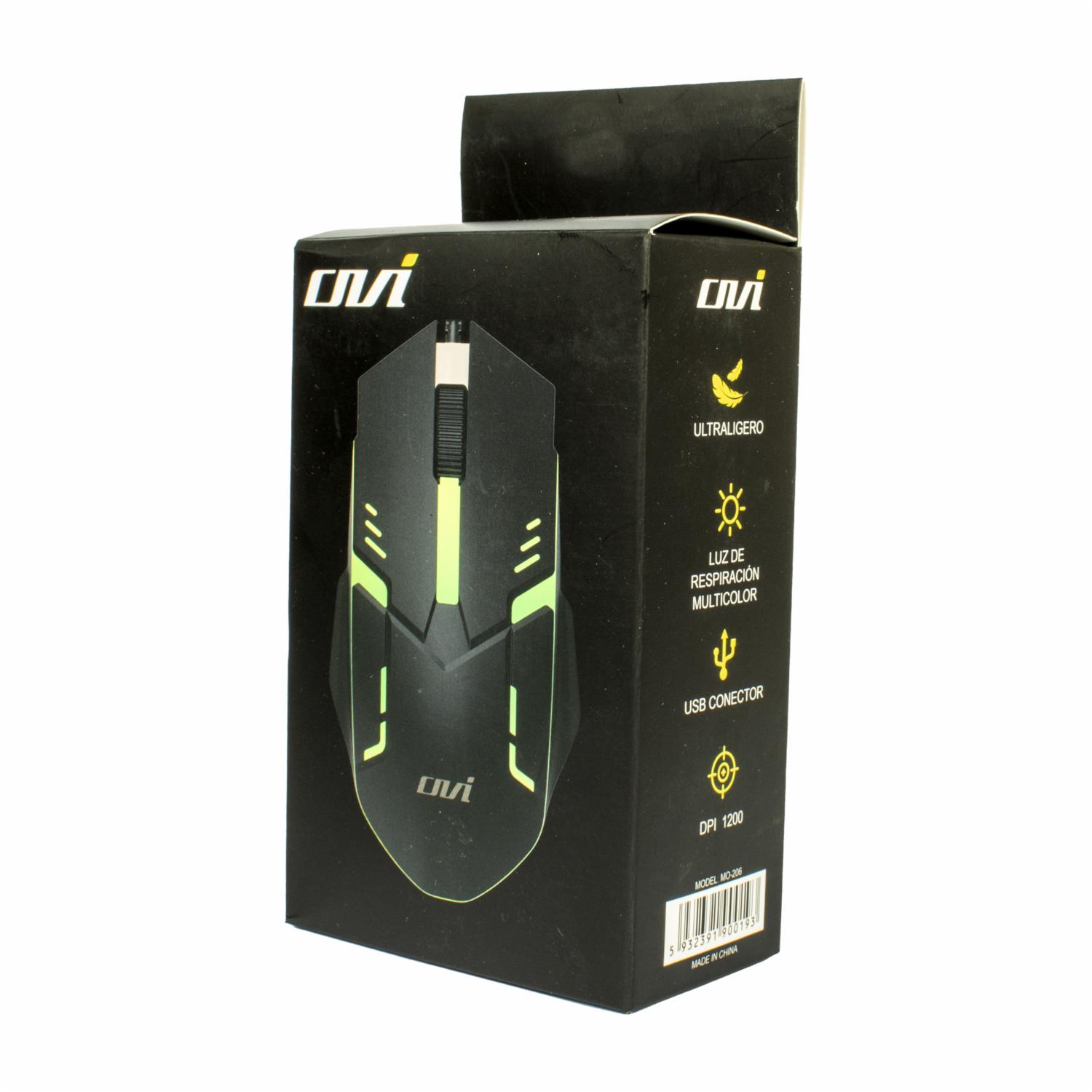 Mouse Gamer MO-206 OVI Con Cable