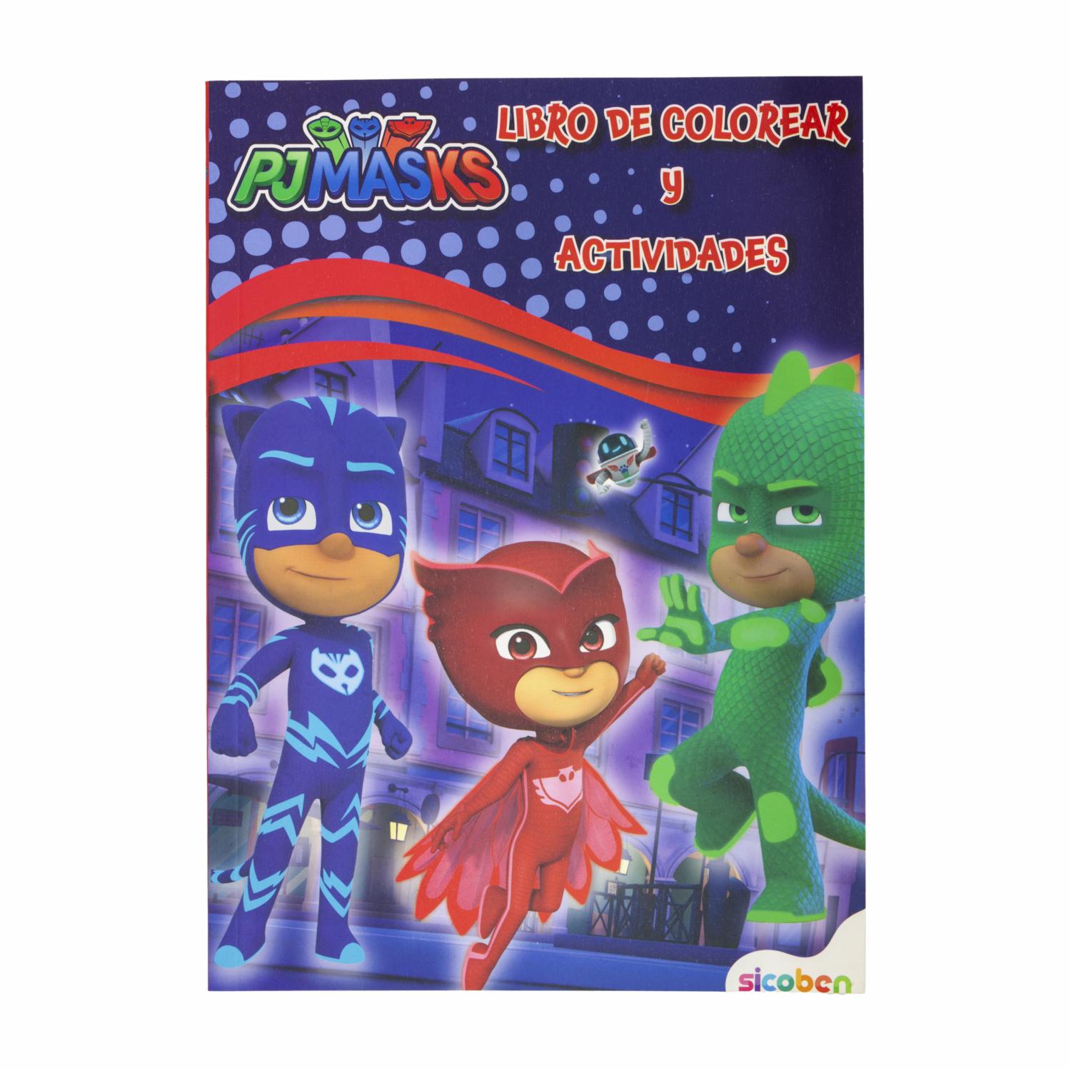 Libro De Colorear Y Actividades Azul SICOBEN 24 Páginas