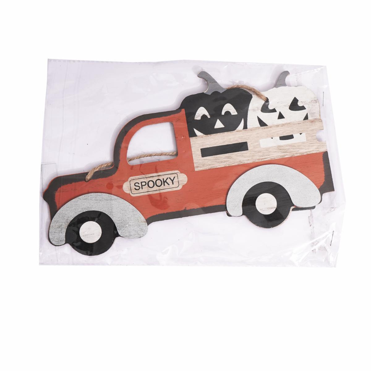 Colgante De Halloween Coche Con Calabazas LPS Unidad