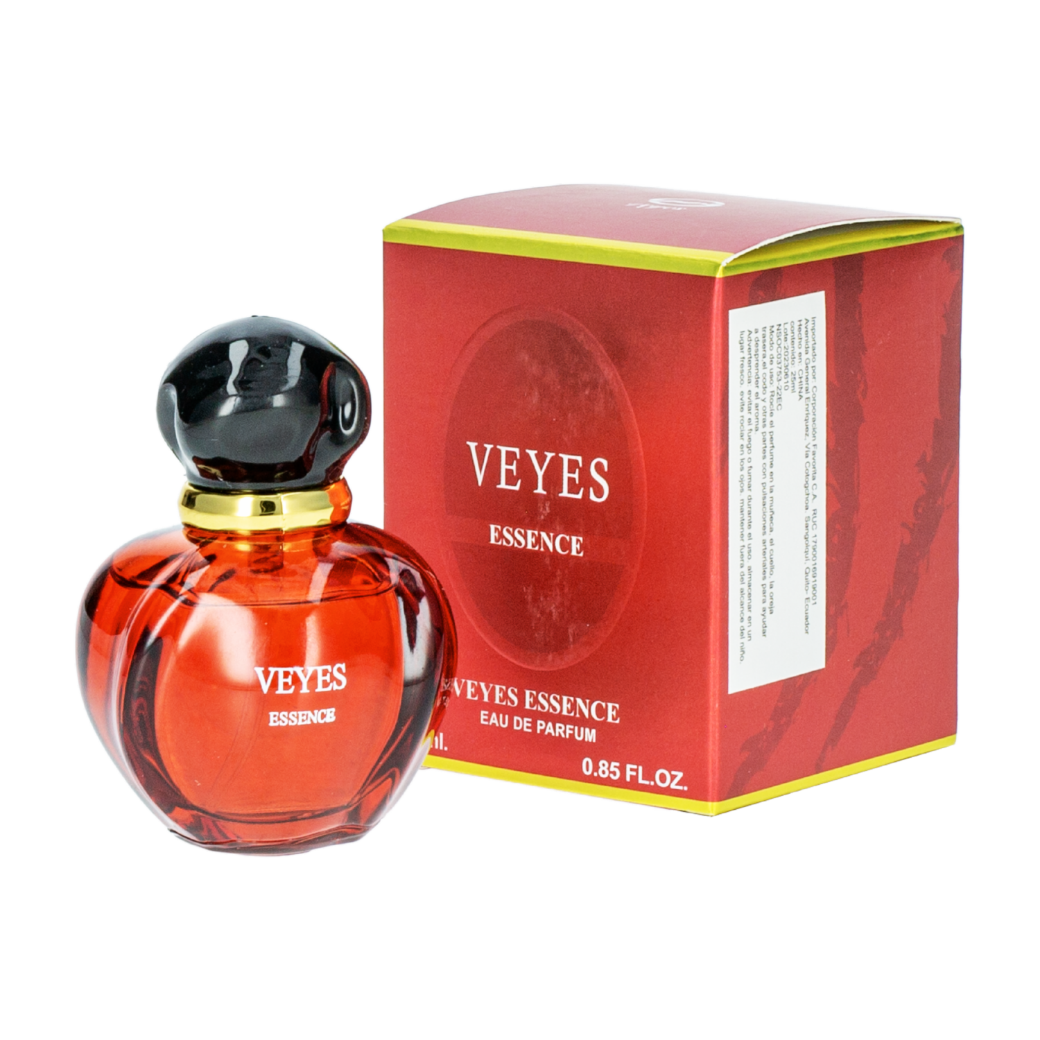 Fragancia Para Dama Essence Rojo VEYES EDP