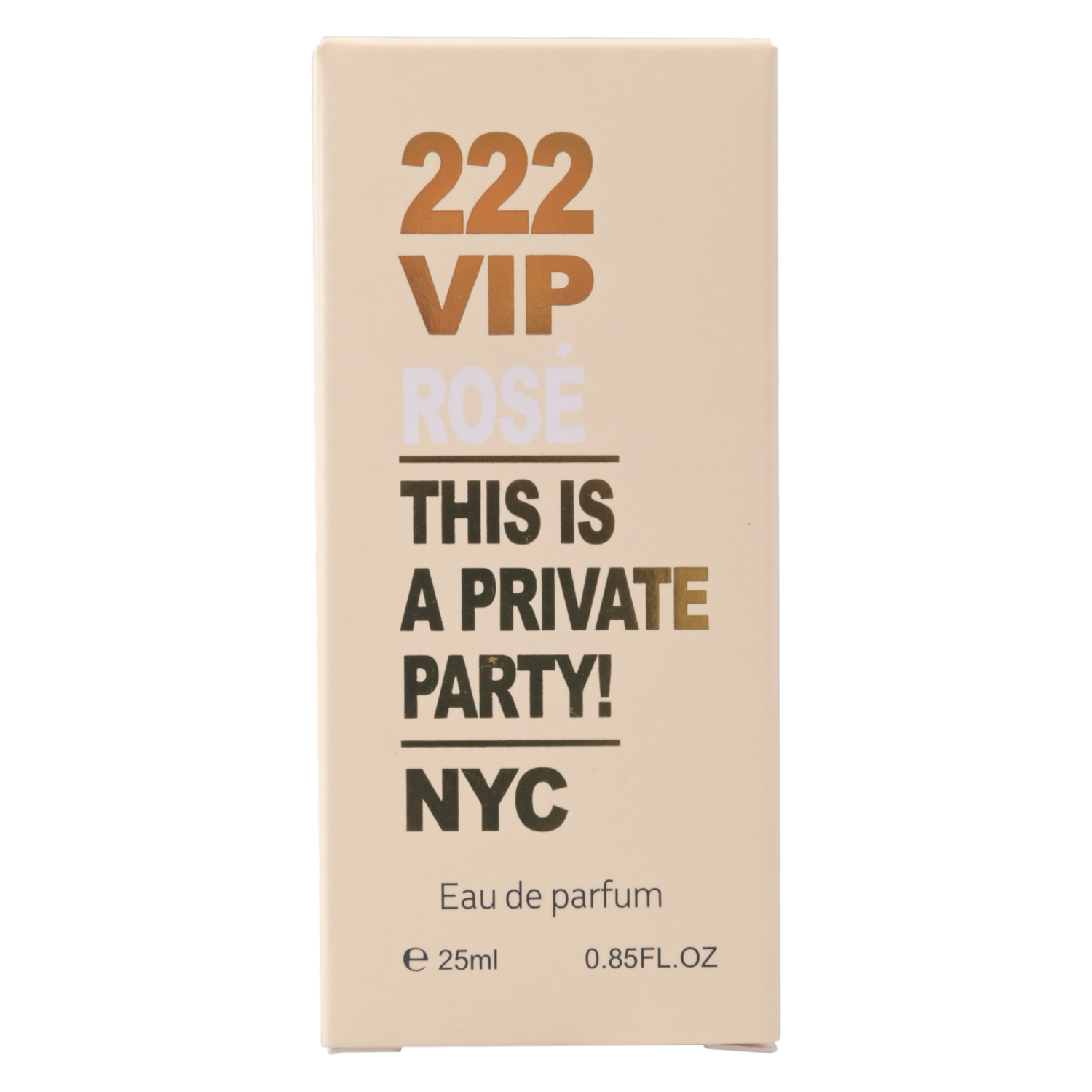 Fragancia Para Dama 222 Vip Rose VEYES EDP