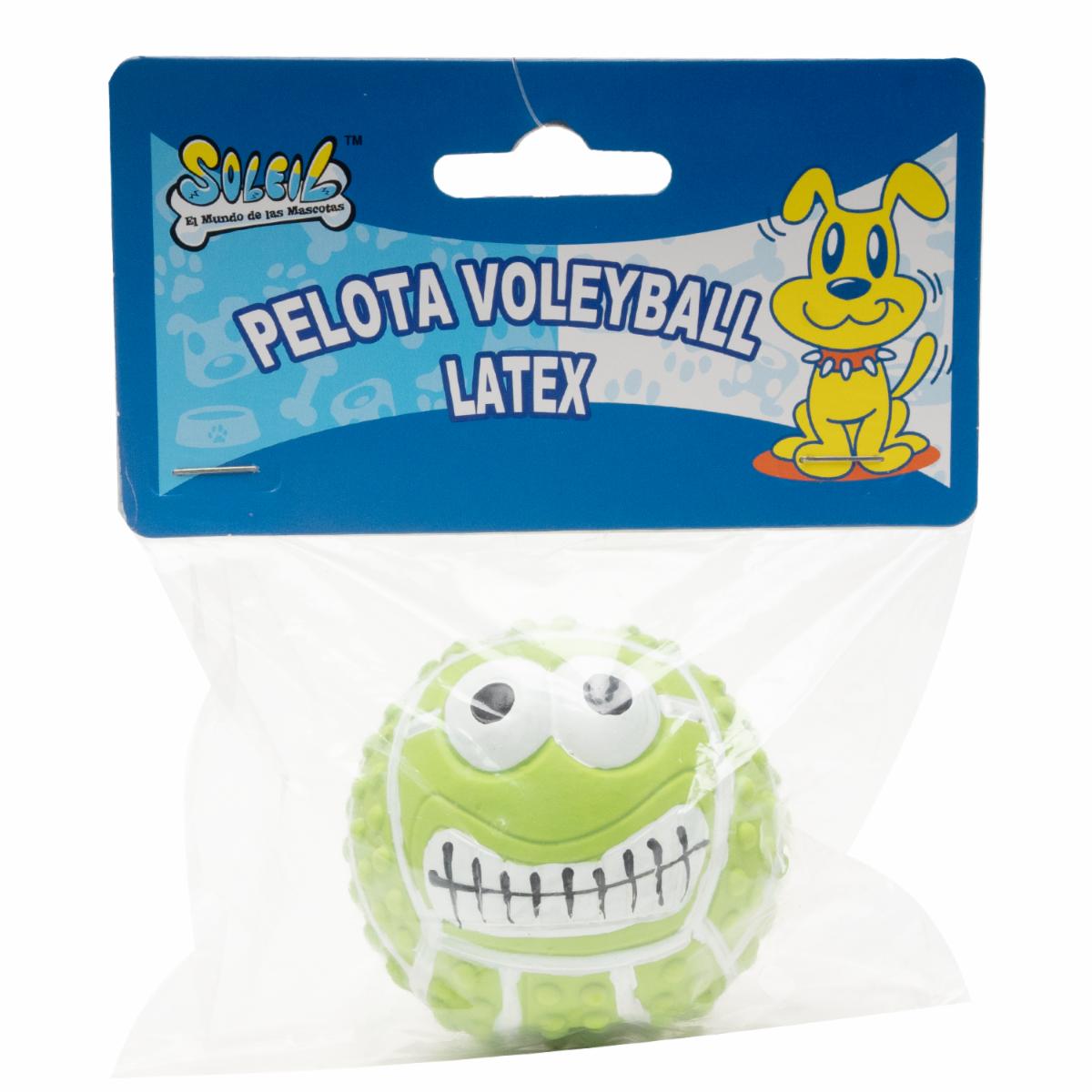 Juguete Para Mascota Pelota De Voleyball En Látex SOLEIL Unidad