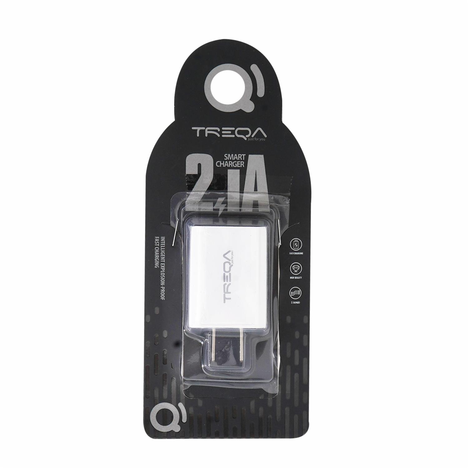 Cargador De Pared CH-601 USB TREQA 2.1 Amperios