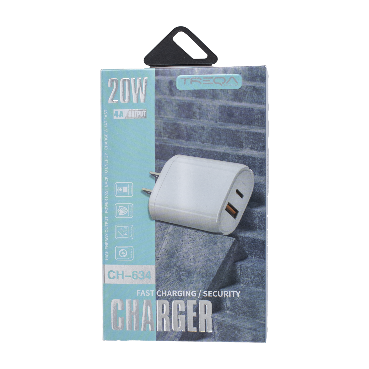 Cargador De Pared USB + PD TREQA 2O W