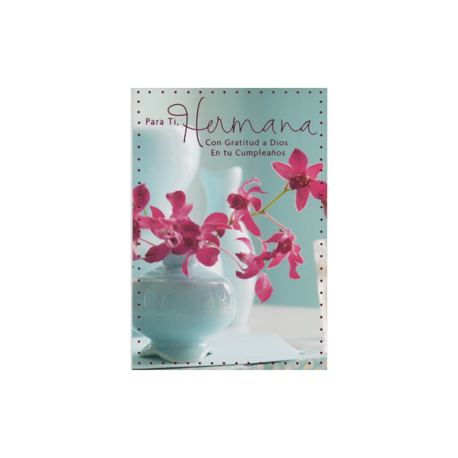 Tarjeta Felicitación Hermana Flores HALLMARK 1 Pieza