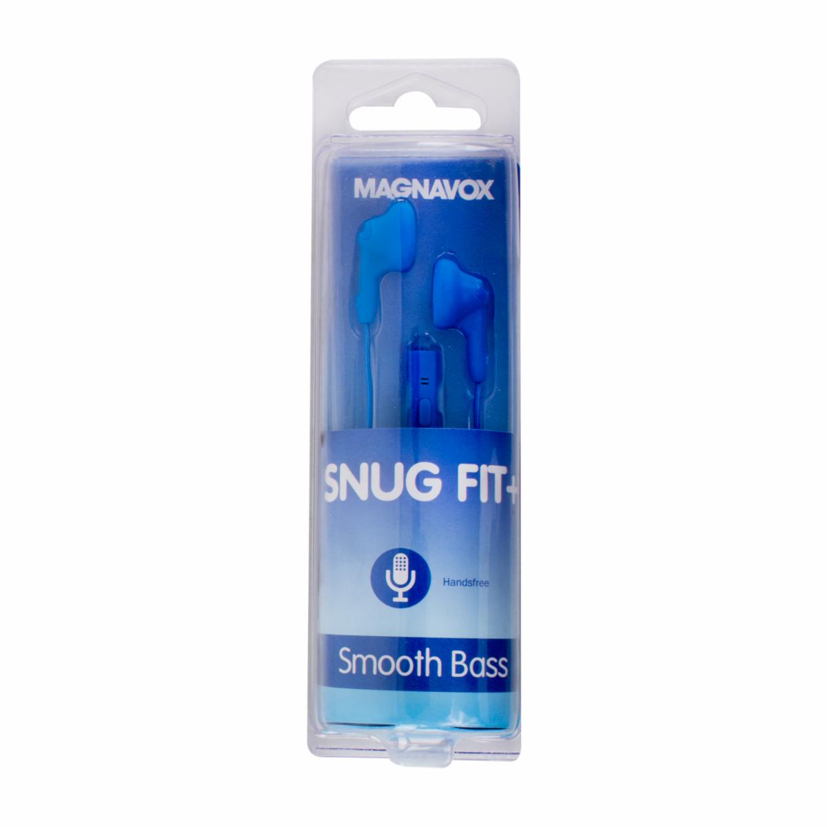 Audífonos Snug Fit+ MHP4820MBL MAGNAVOX Con Cable