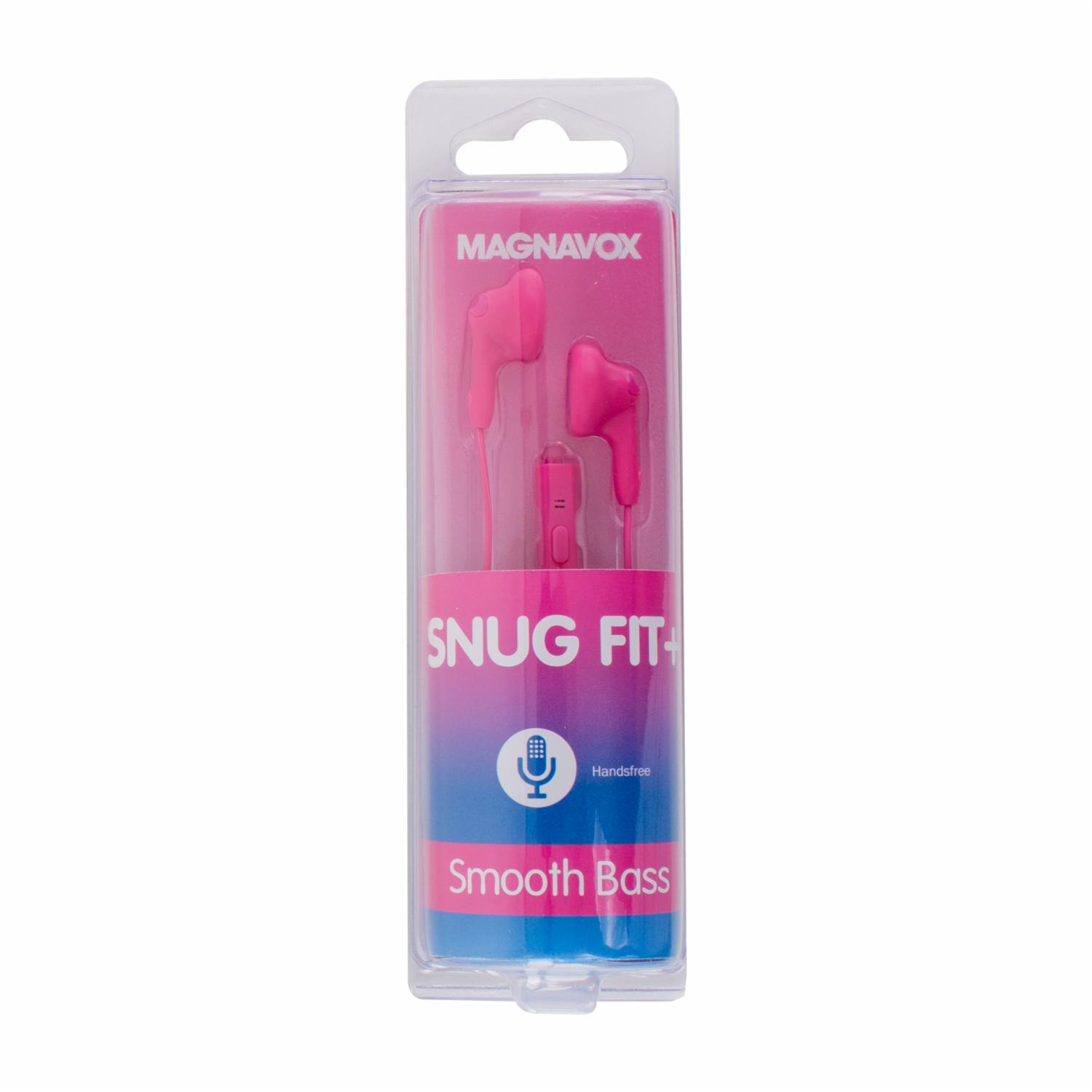 Audífonos Snug Fit+ MHP4820MPK MAGNAVOX Con Cable