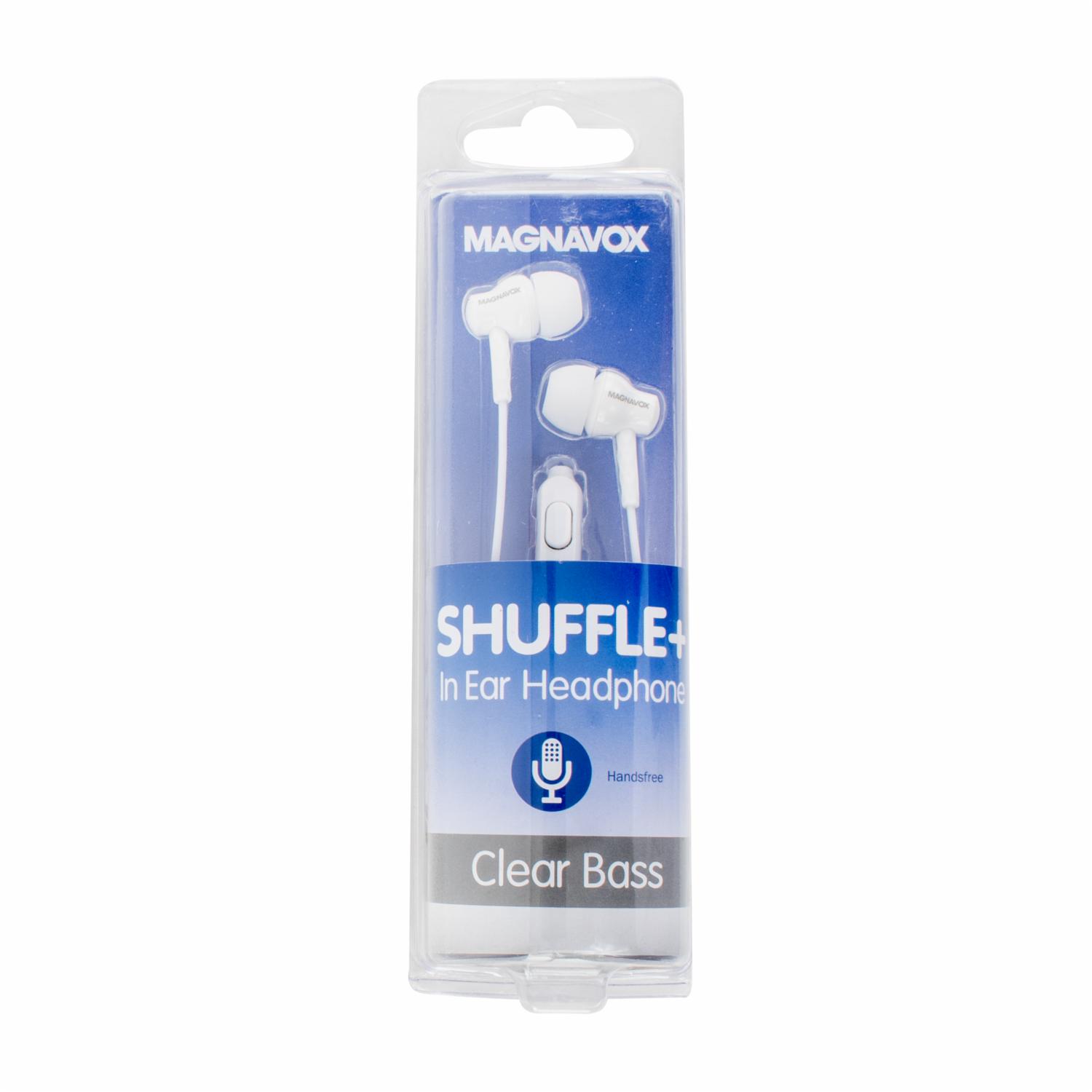 Audífonos Shuffle+ MHP4851WH MAGNAVOX Con Cable