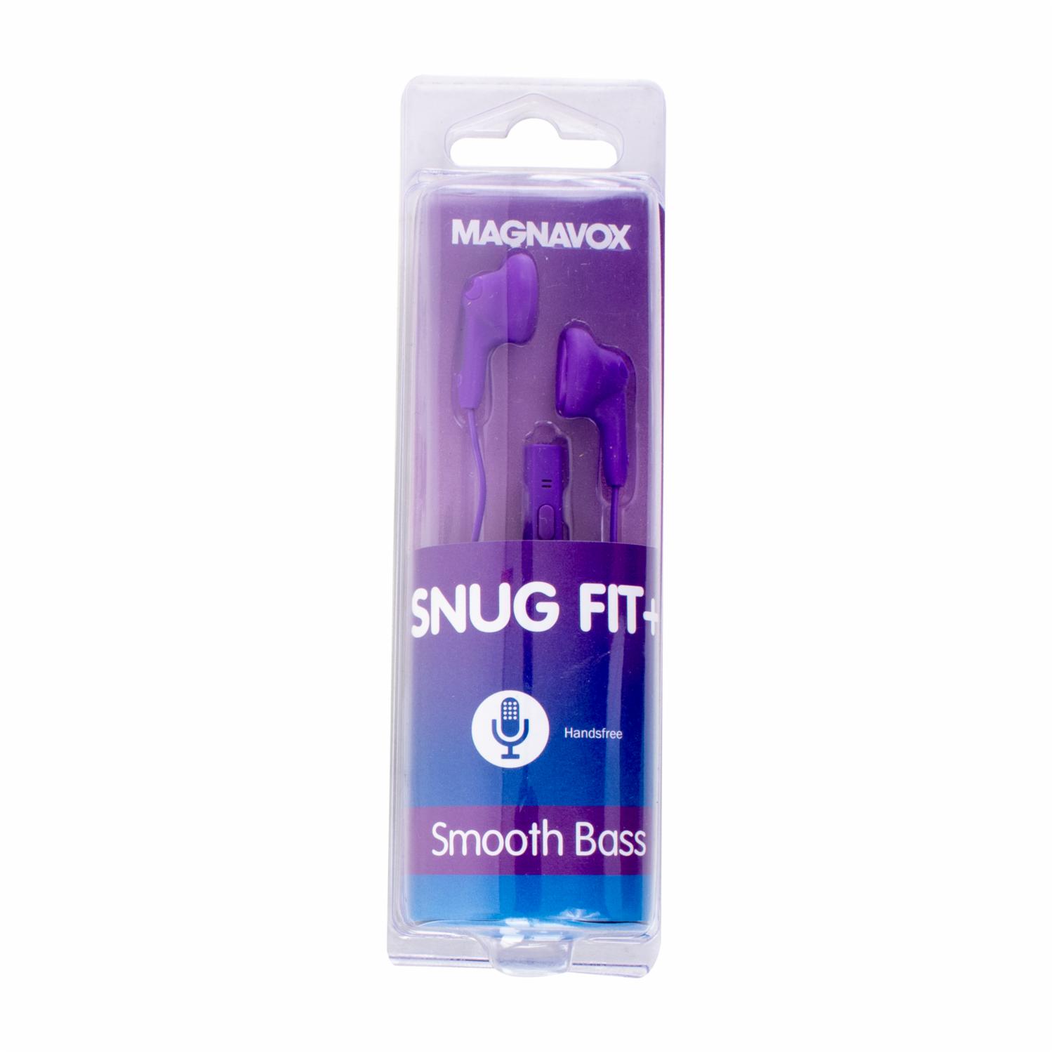 Audífonos Snug Fit+ MHP4820MPL MAGNAVOX Con Cable