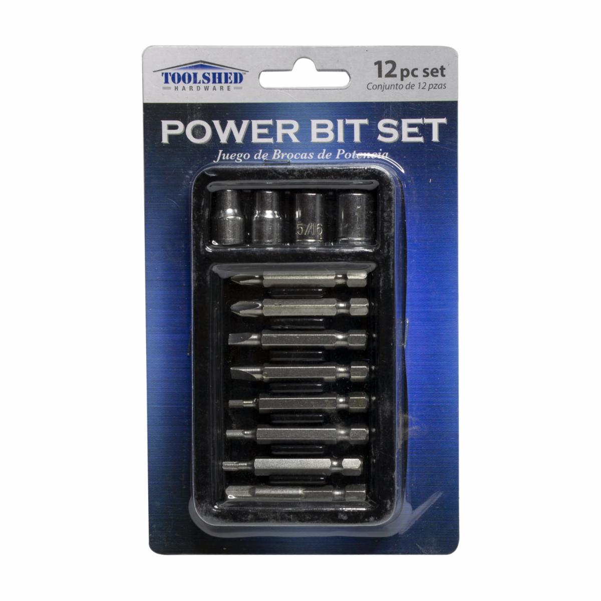 Juego De Brocas De Potencia TOOLSHED X 12 Uds