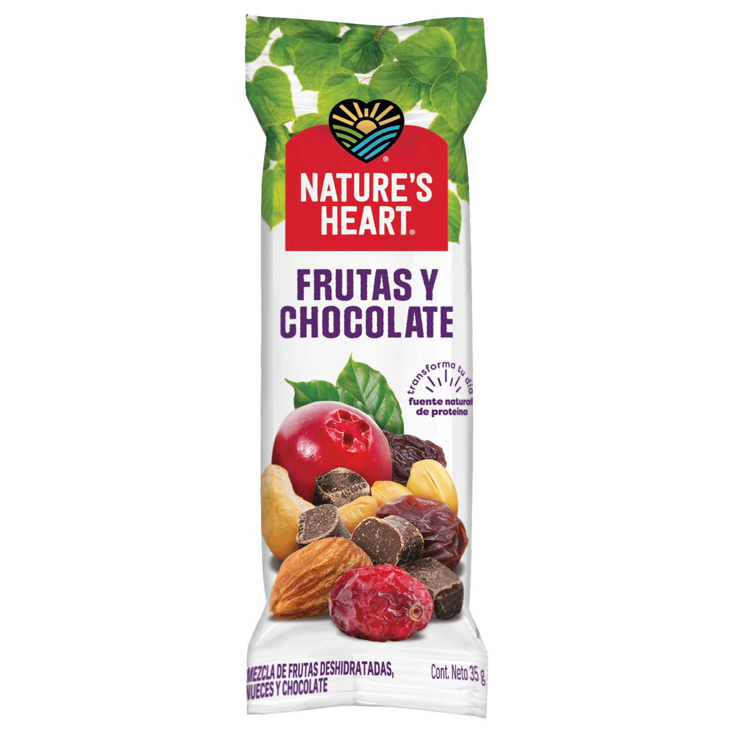 Frutos secos Fruta Con Chocolate NATURE’S HEART 35G