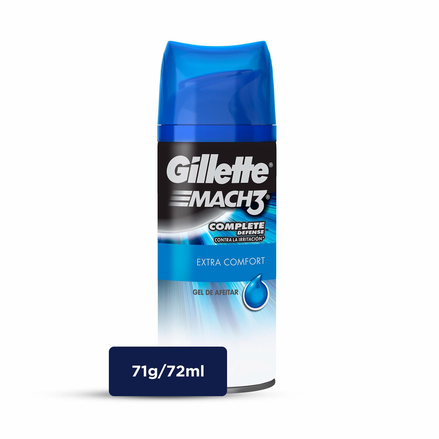 Gel De Afeitar Mach 3 Turbo GILLETTE 72 Ml