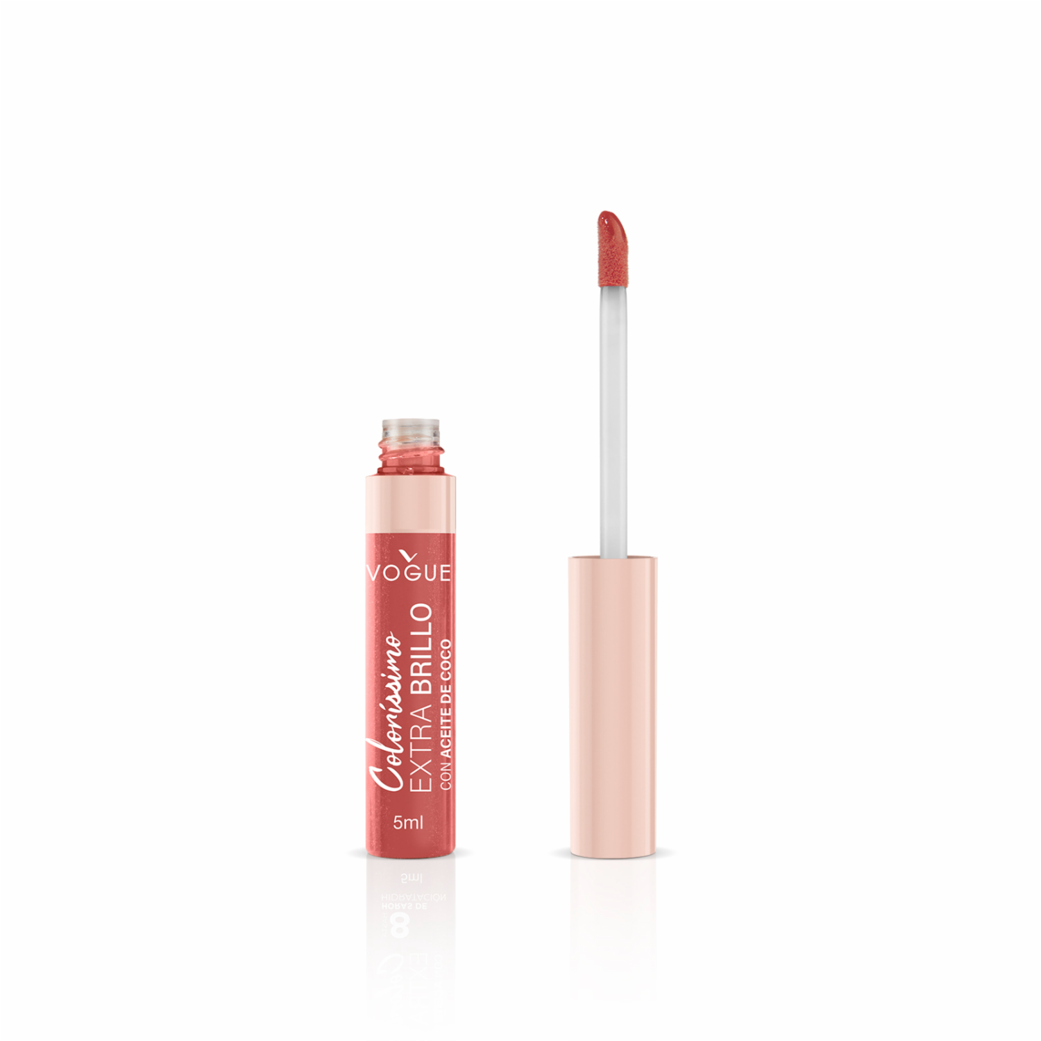 Labial Líquido Colorissimo Extra Brillo Tono Brisa VOGUE