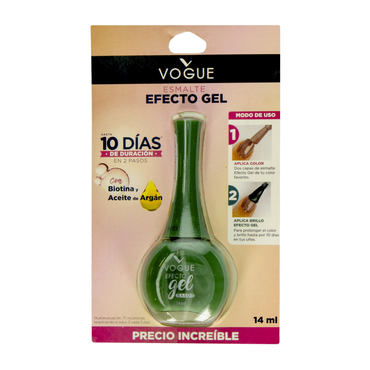 Esmalte De Uñas Efecto Gel Meditar VOGUE 14 Ml