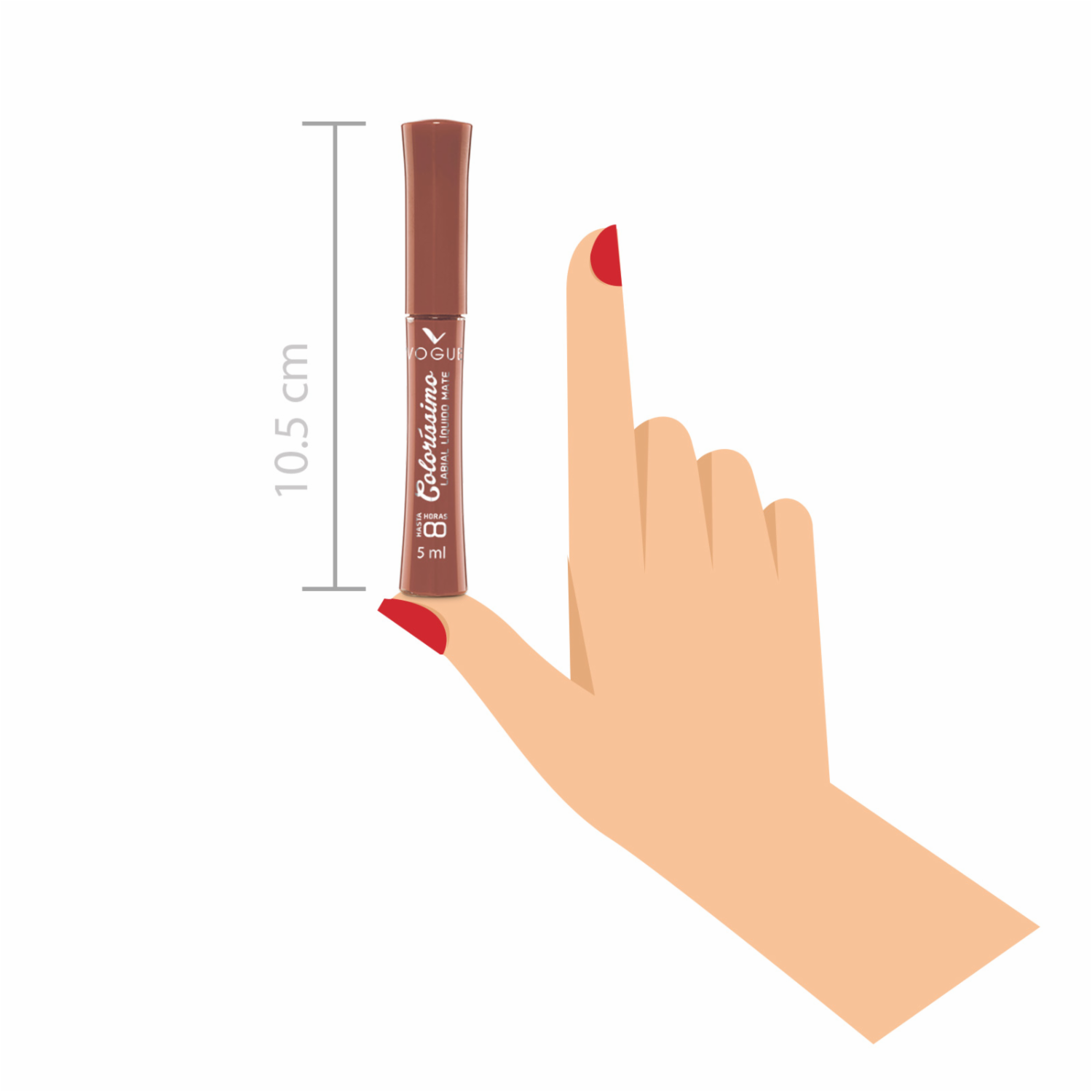 Labial Líquido Resist Tono Arequipe VOGUE