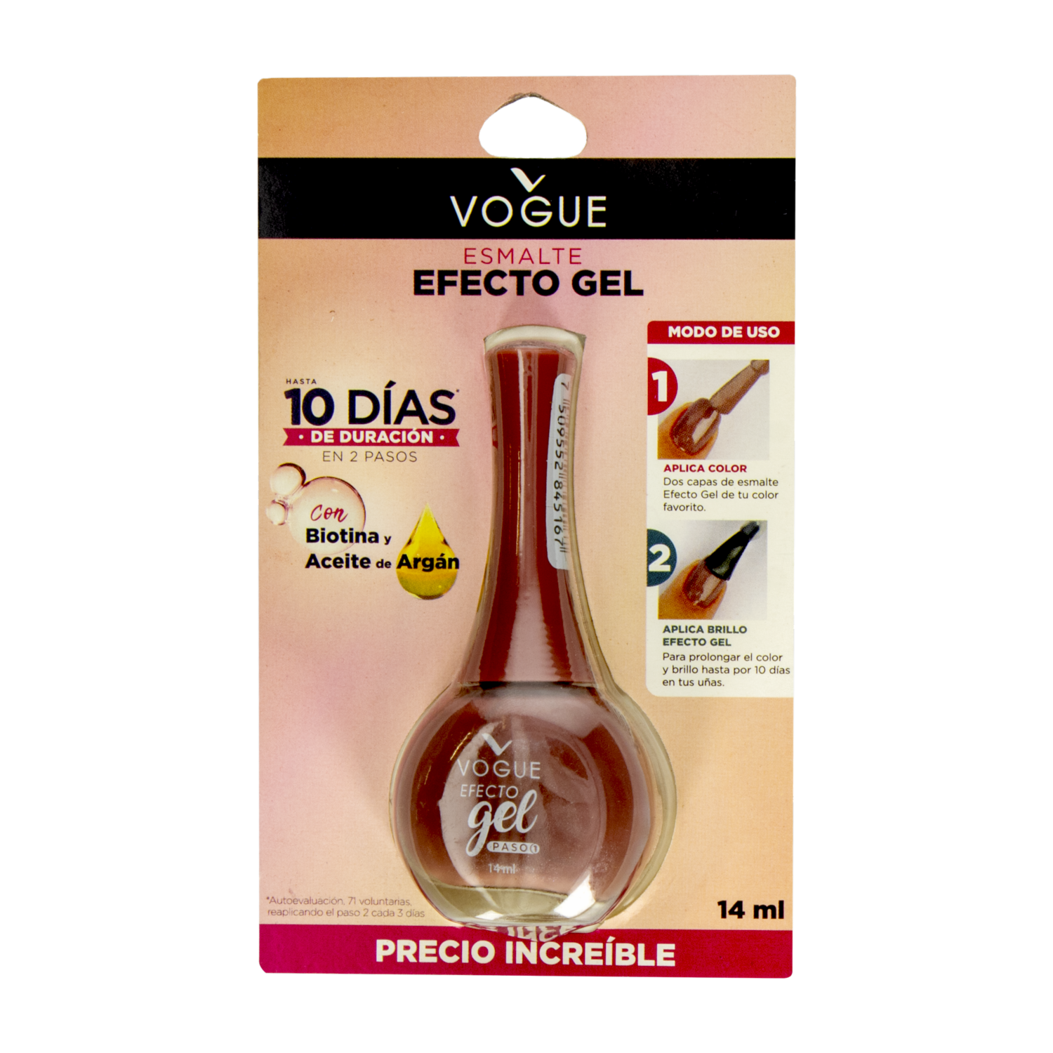 Esmalte De Uñas Efecto Gel Ternura VOGUE 14 Ml