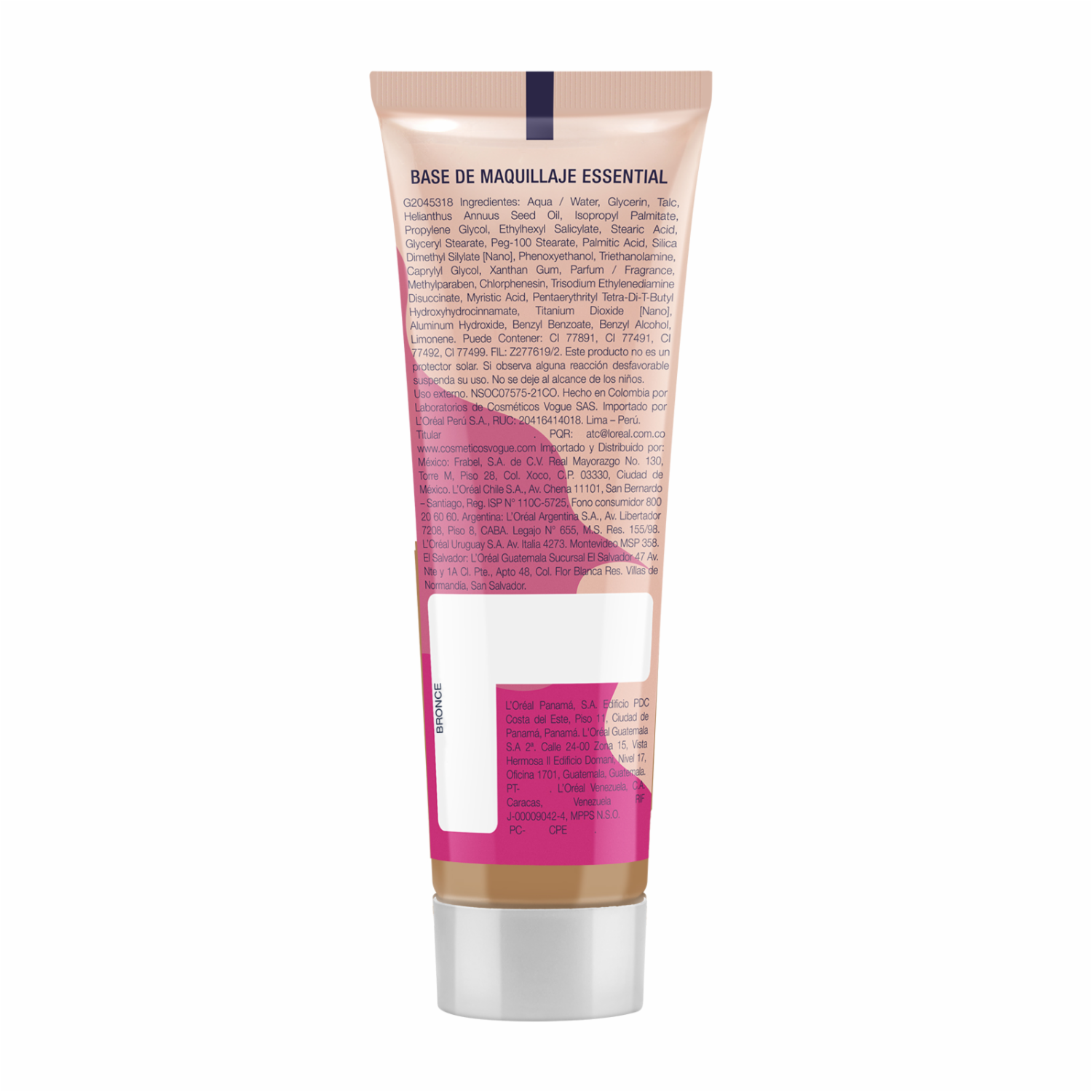 Base De Maquillaje Líquida Essential Tono Bronce VOGUE