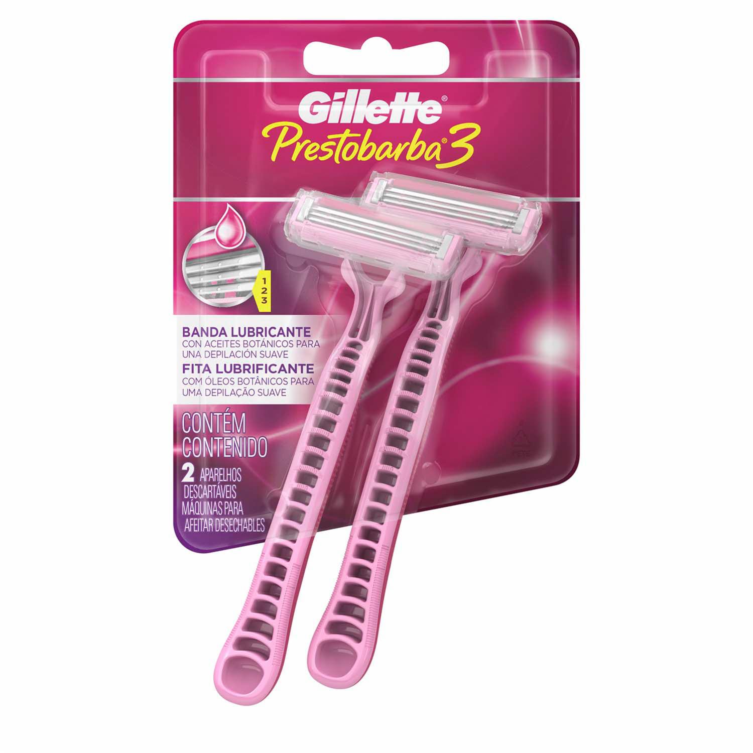 Razuradora Desechable Prestobarba De Mujer GILLETTE 1×3 Uds