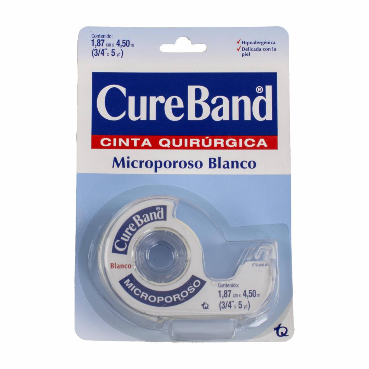 Cinta Quirúrgica Microporos Blanco CUREBAND Unidad