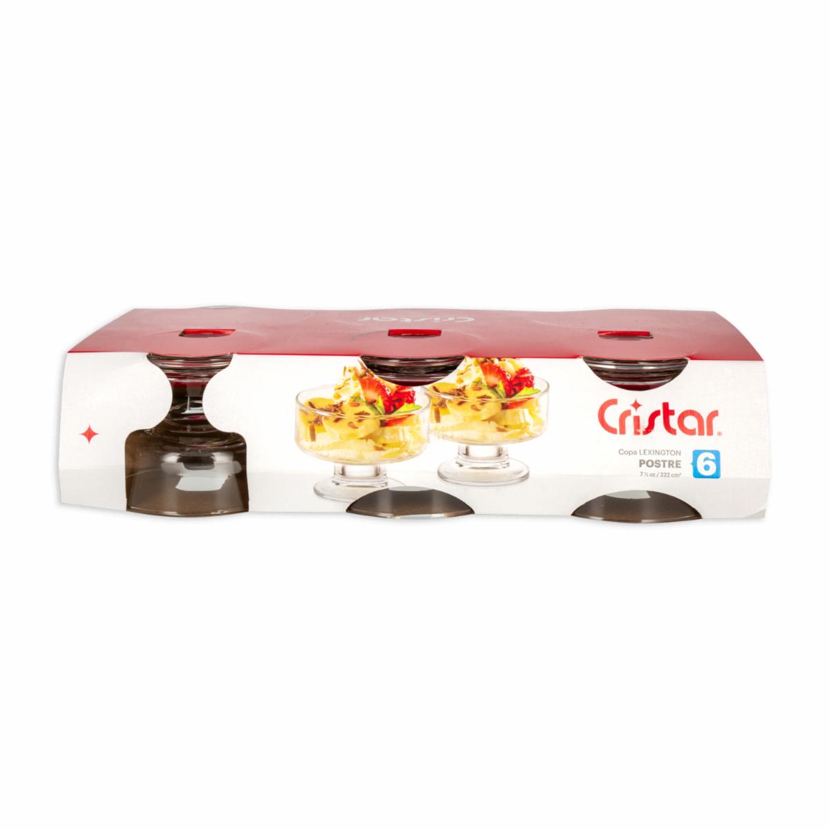 Set De Copas Para Helado Lexington 0507cl6 CRISTAR X 6 Uds